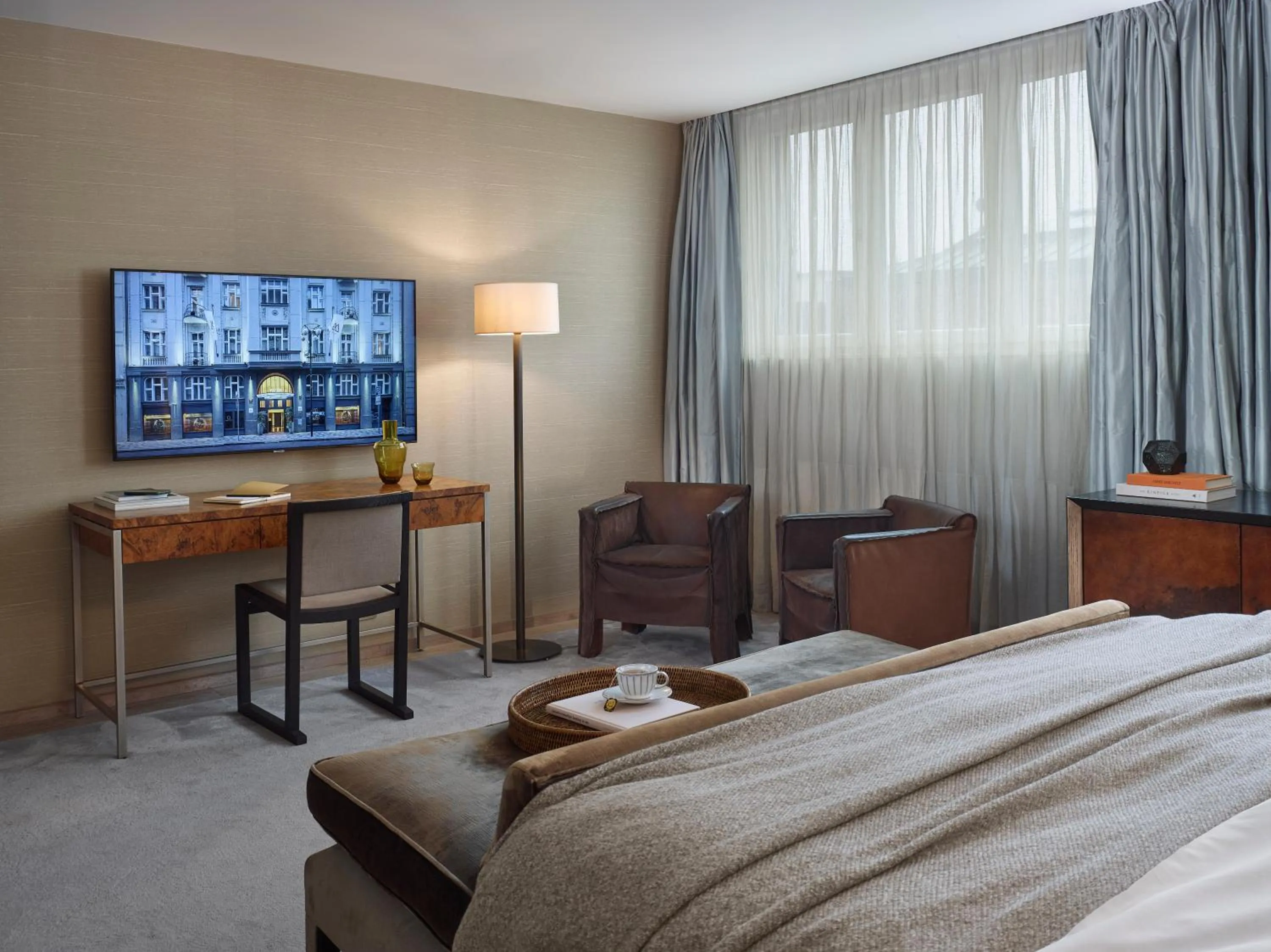 Superior King Suite with Lounge and Wellness Access in The Emblem Prague Hotel - Preferred Hotels & Resorts