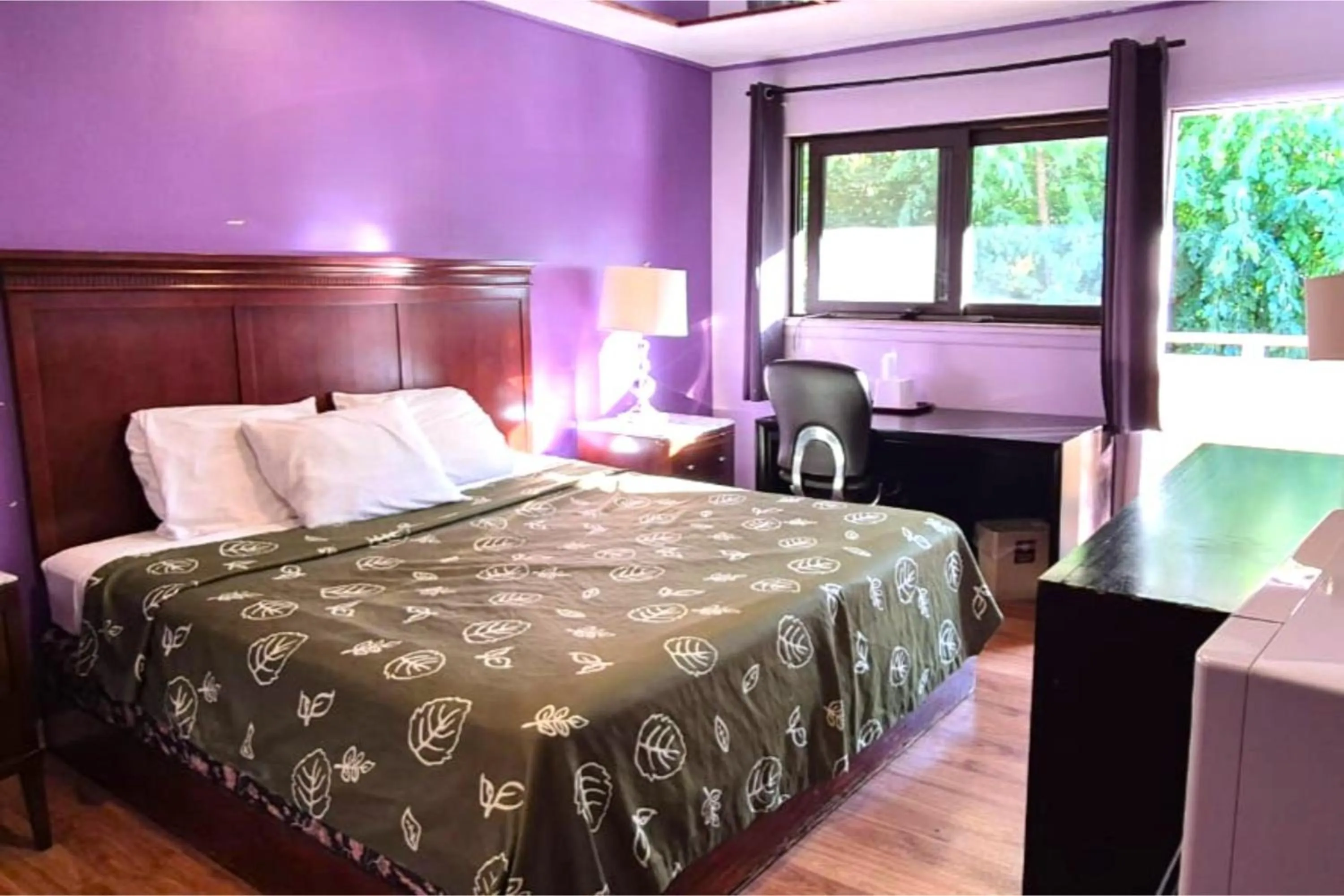 King Bed Non-Smoking in Motel Edgebrook Chicago North Shore By Oyo