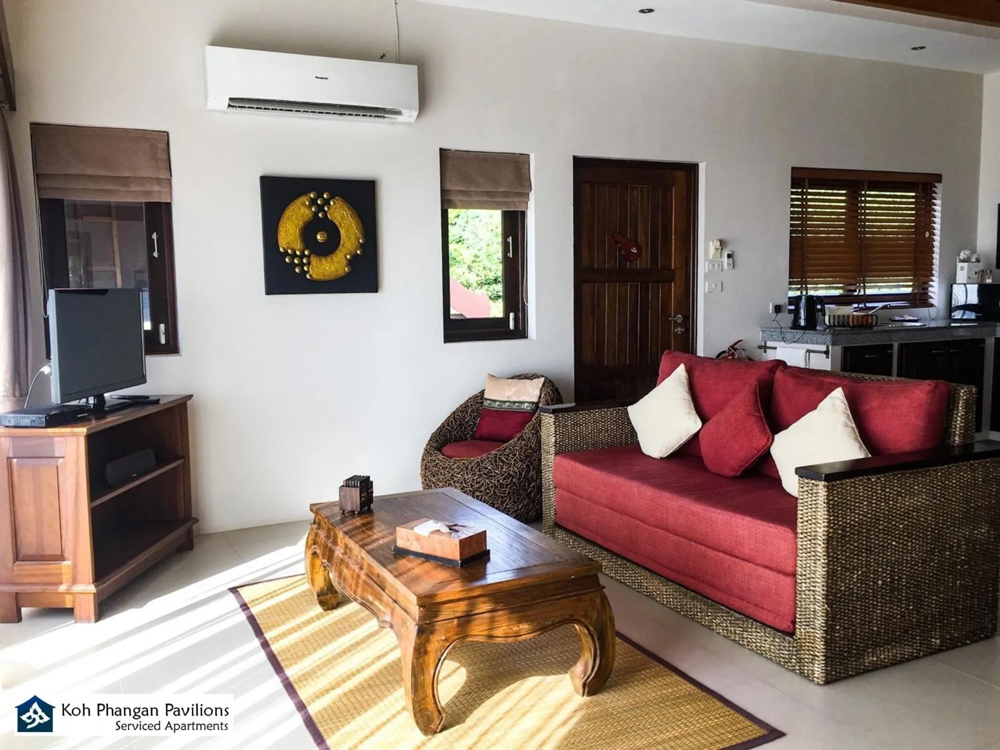 One-Bedroom Apartment with Sea View in Koh Phangan Pavilions Serviced Apartments