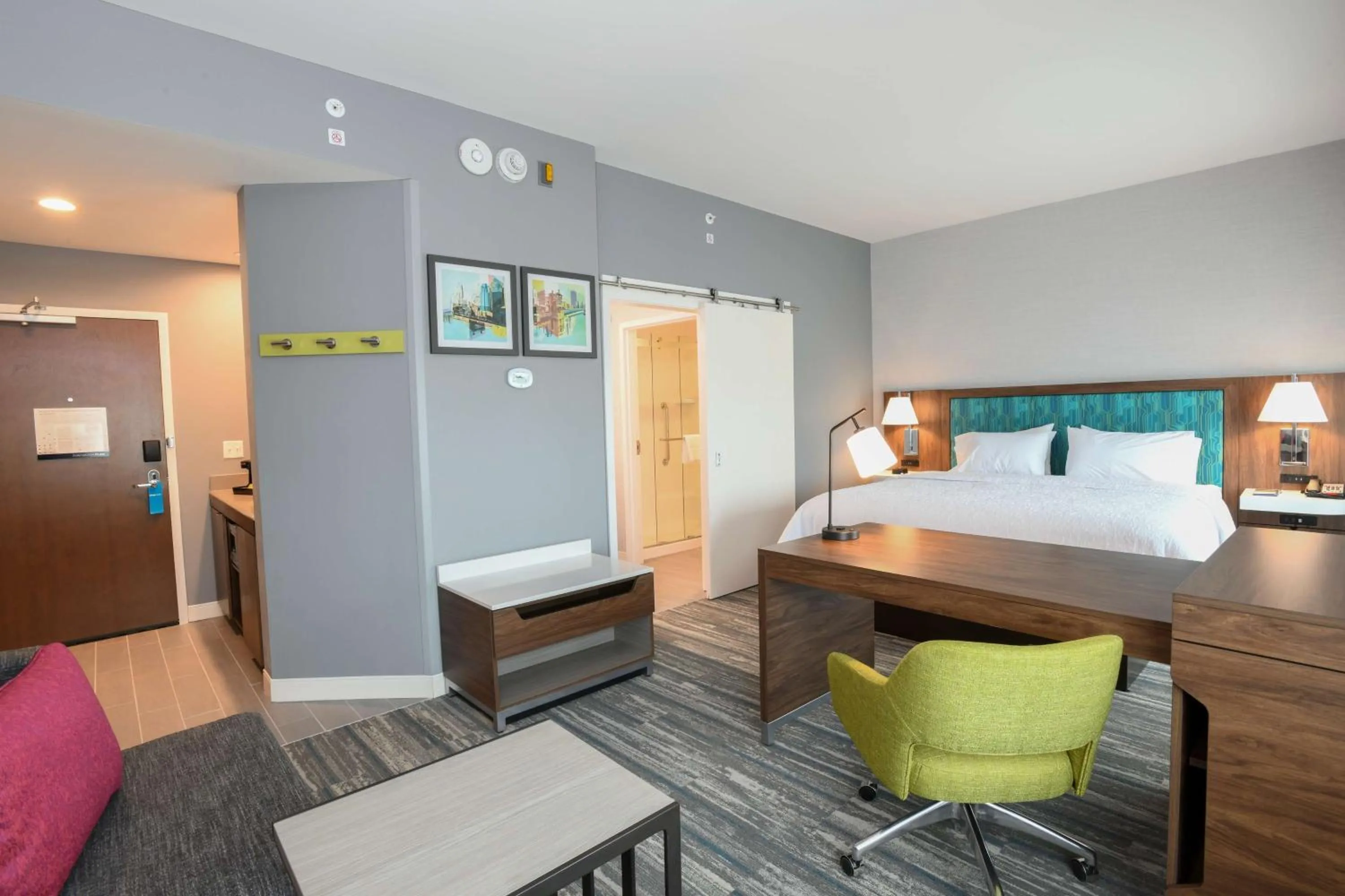 King Studio Suite - Hearing Access/Non-Smoking in Hampton Inn & Suites Cincinnati Liberty Township