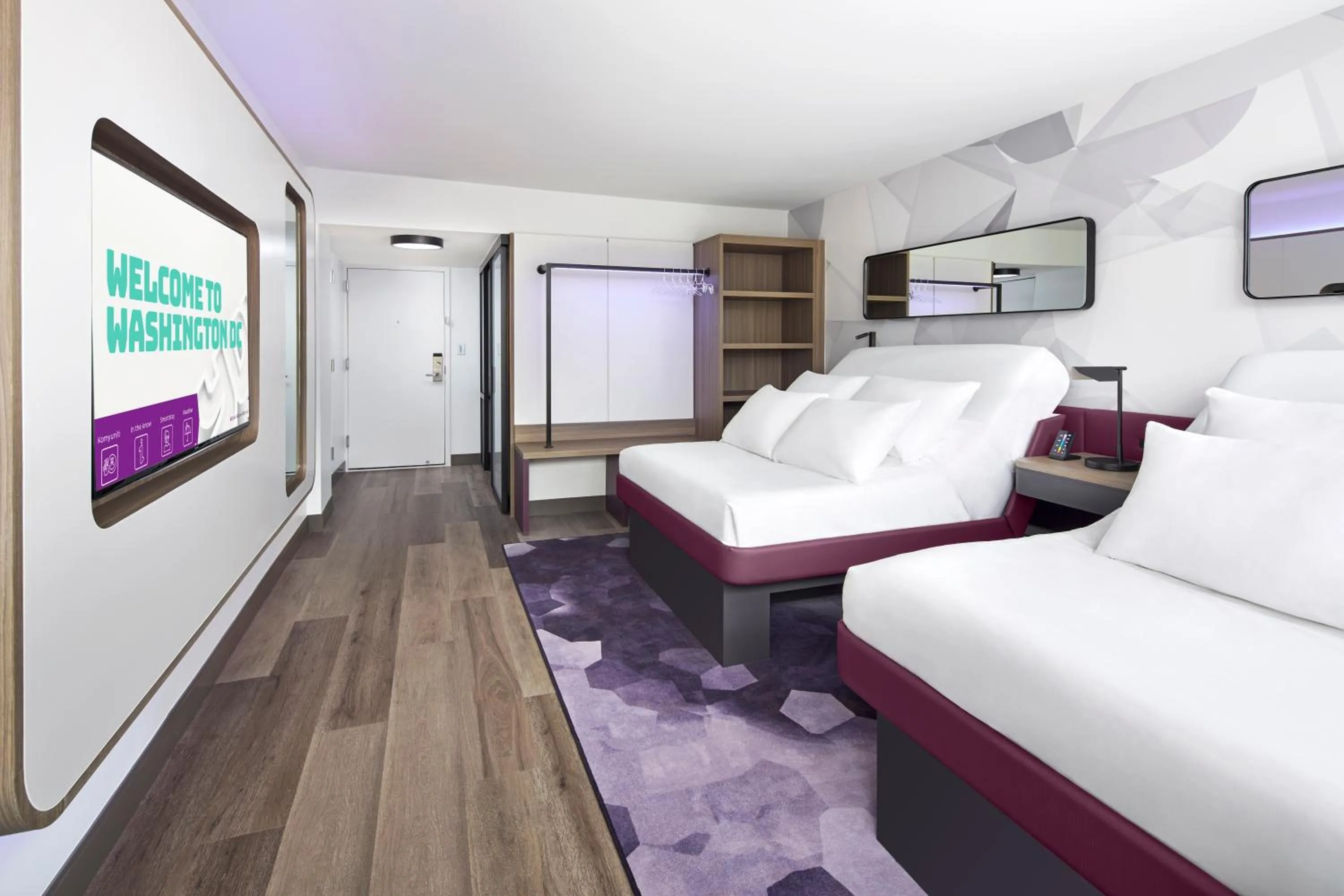 First Class Two Queen Beds in YOTEL Washington DC