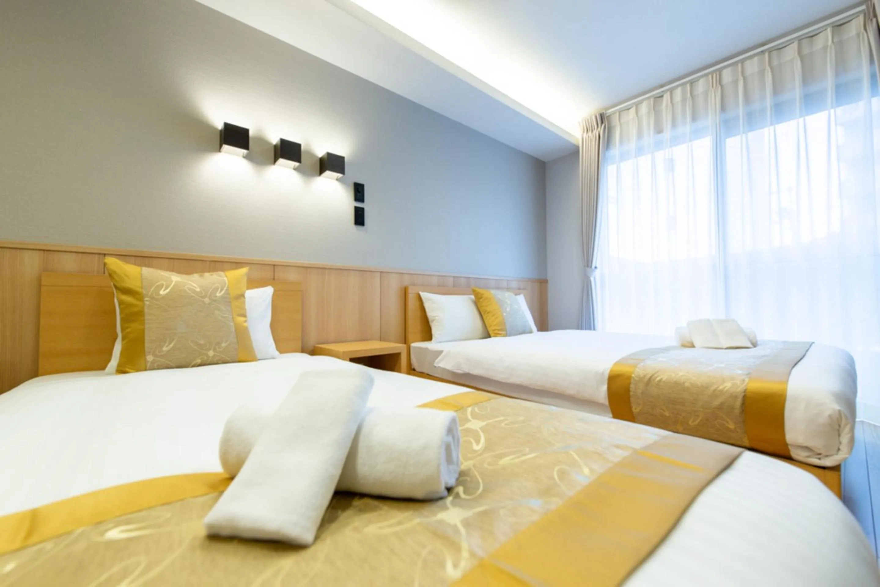 Standard Twin Room in GRAND BASE Hiroshima Hikarimachi