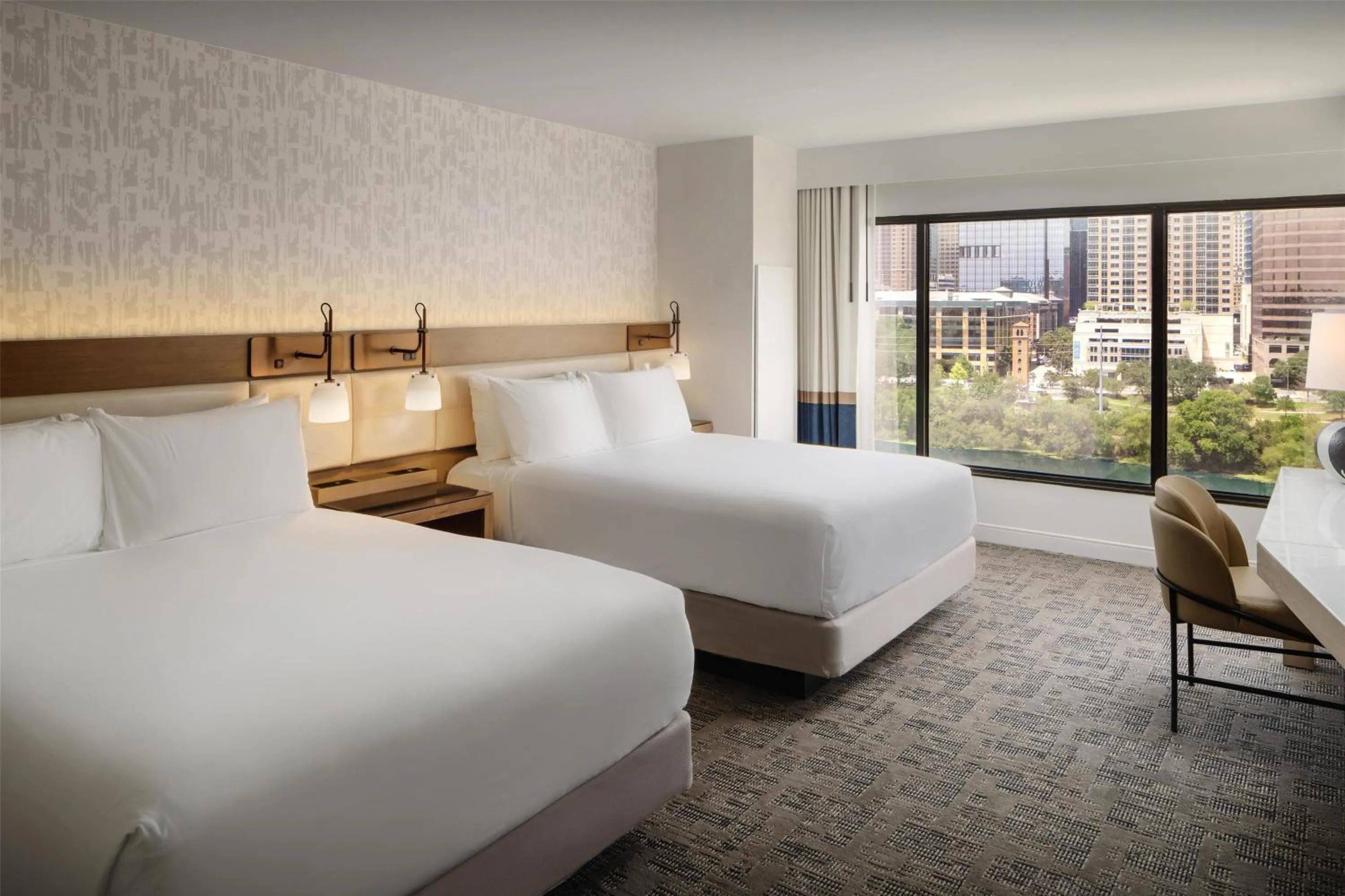 2 Queen Beds Lake View in Hyatt Regency Austin