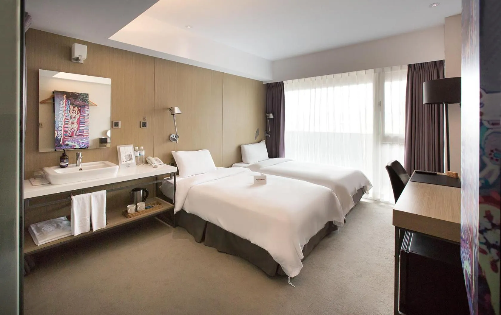 Superior Twin Room in Hotelday Taichung