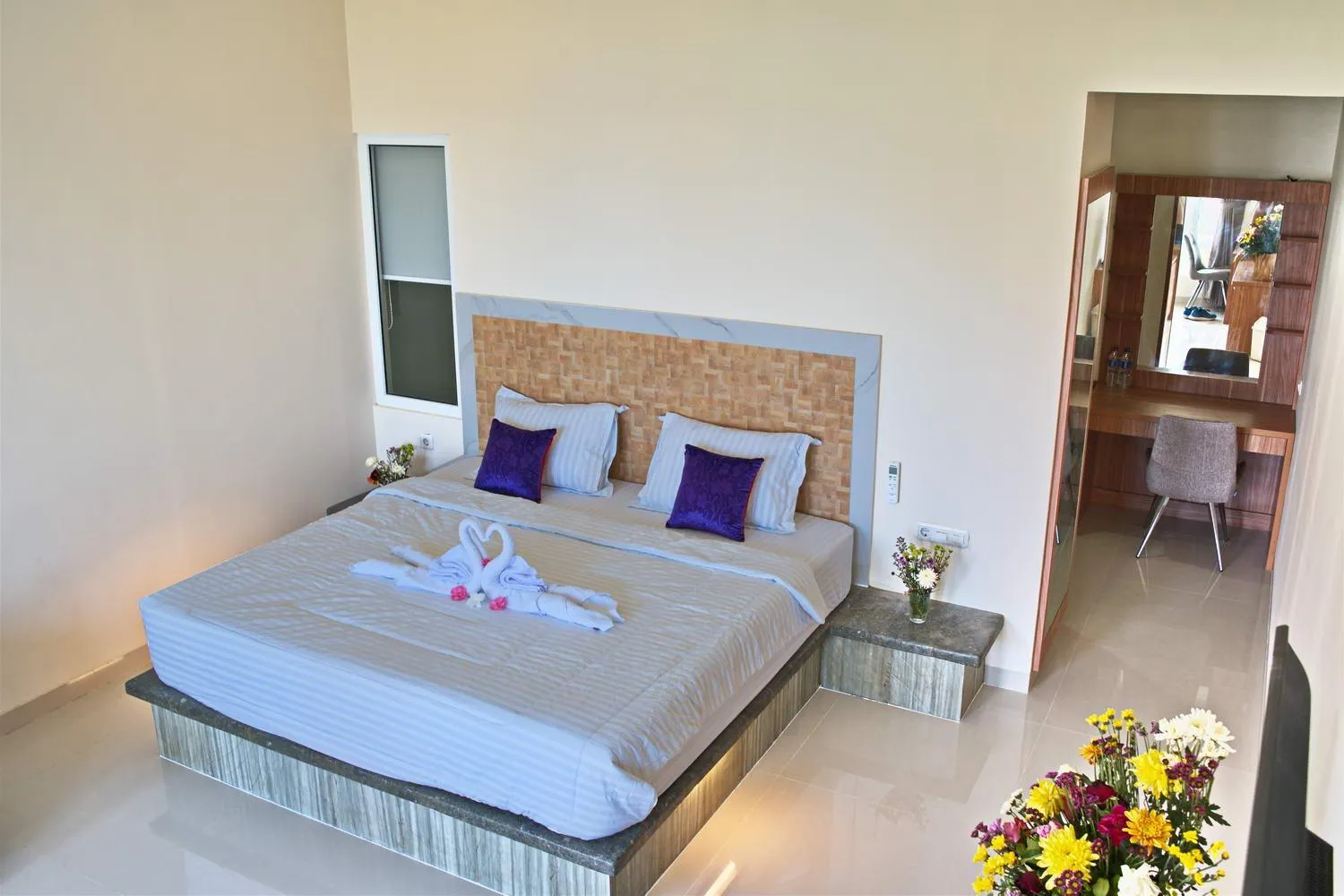 Deluxe Double or Twin Room with Garden View in Seamount Hotel Amed