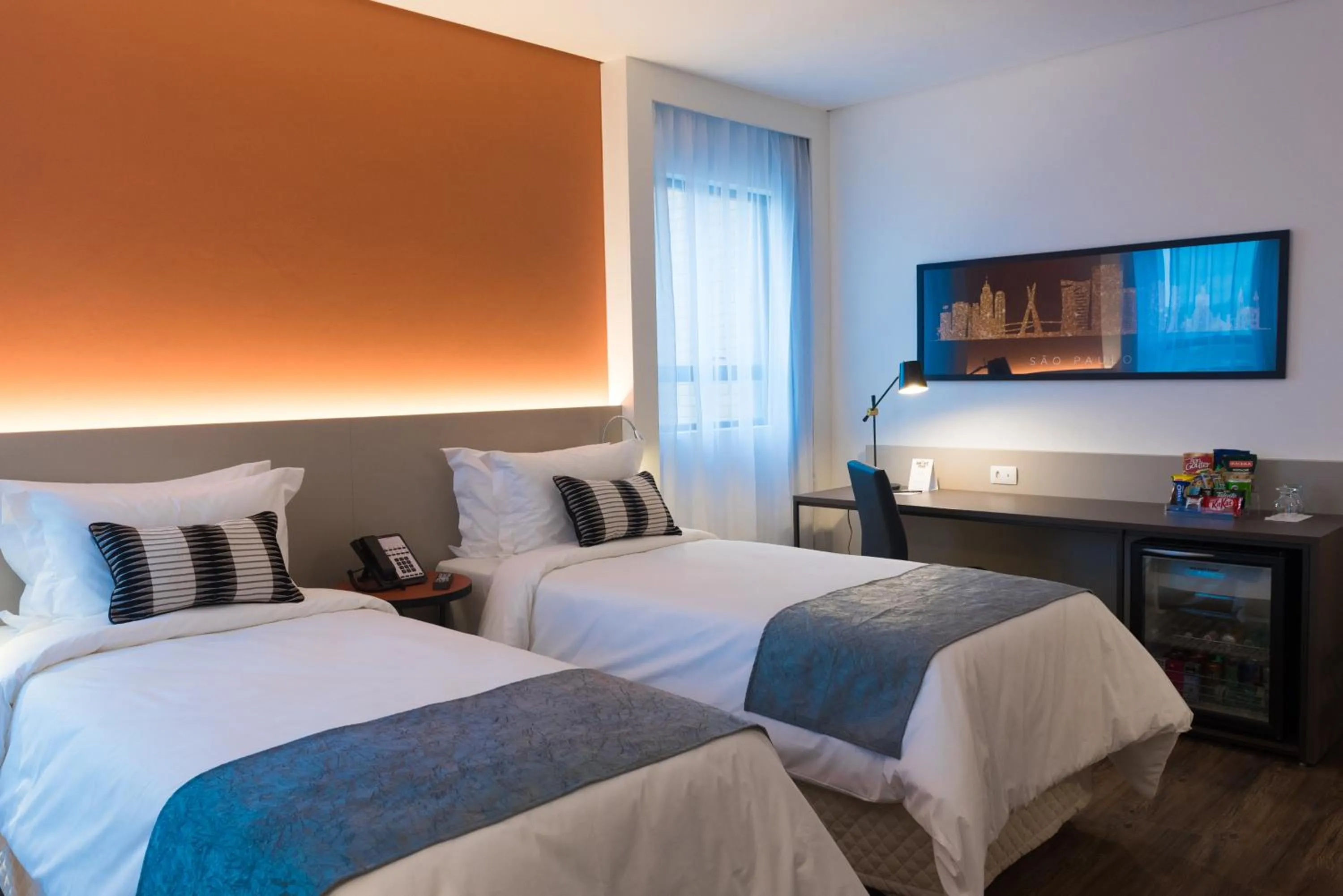 Standard Twin Room - single occupancy - 2 Single Beds in Intercity São Paulo Anhembi