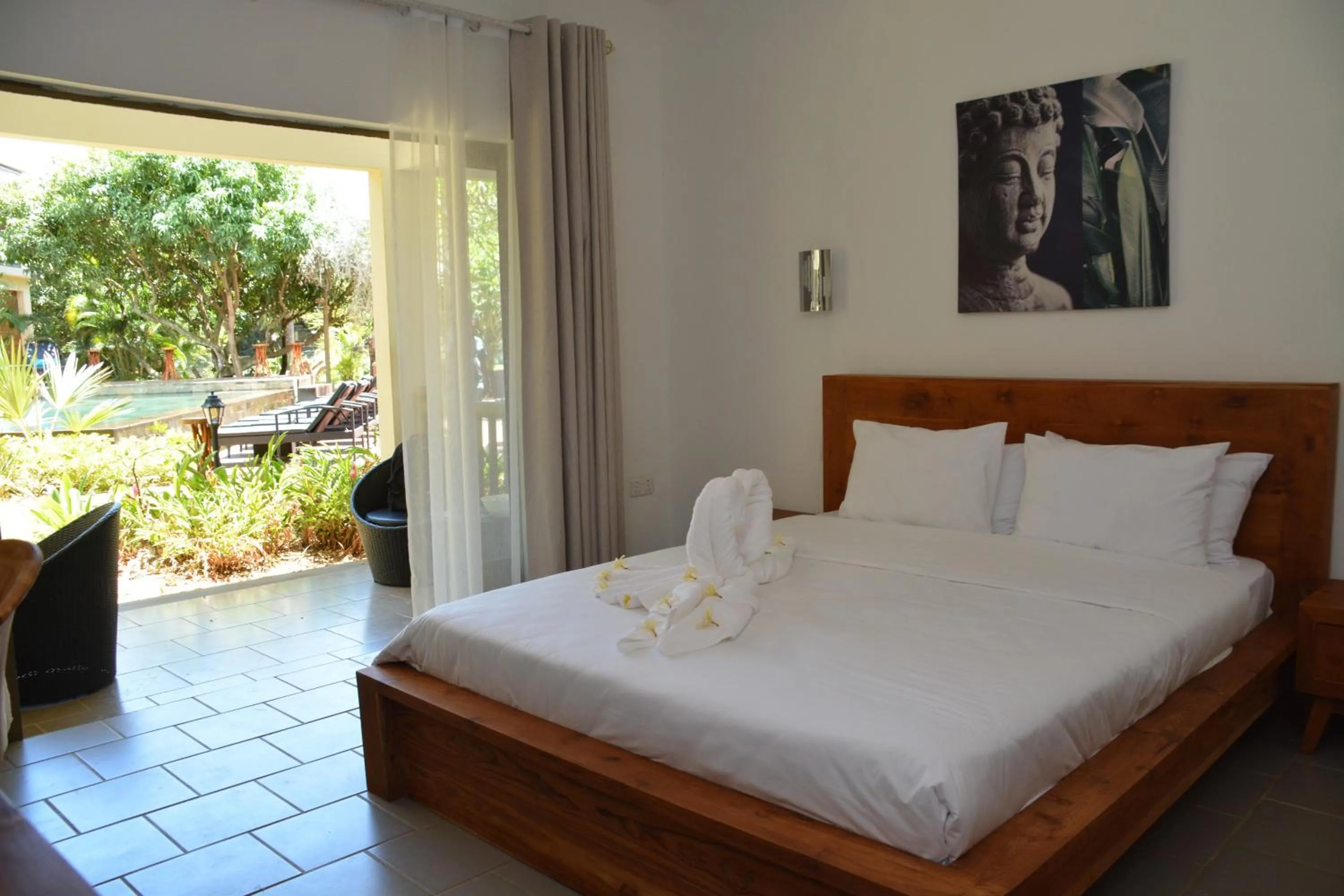 Superior Queen Room in The Garden Lodge Pereybere - Piscine & Jardin