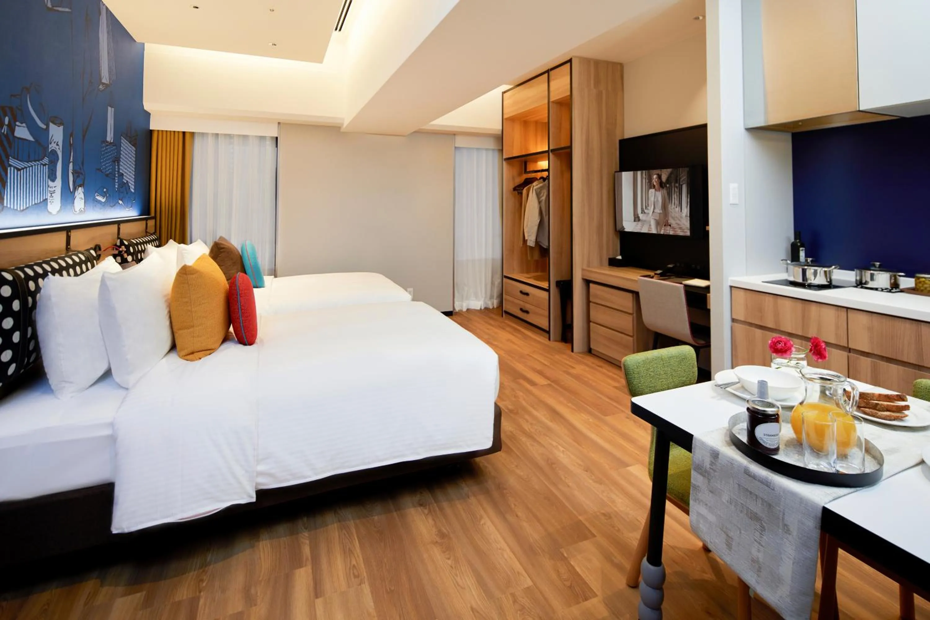 Premier Twin Room in Citadines Namba Osaka