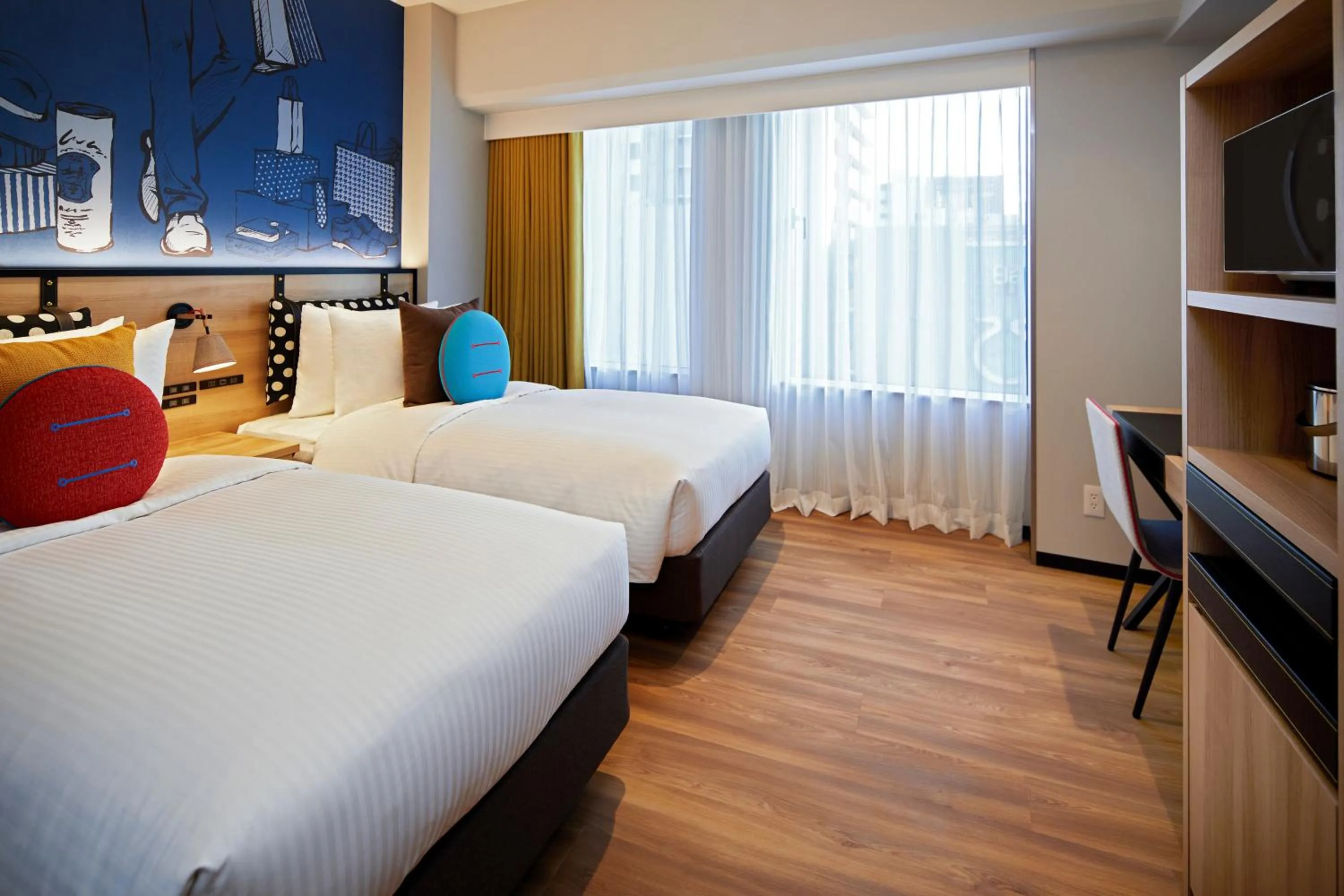 Studio Twin Room in Citadines Namba Osaka