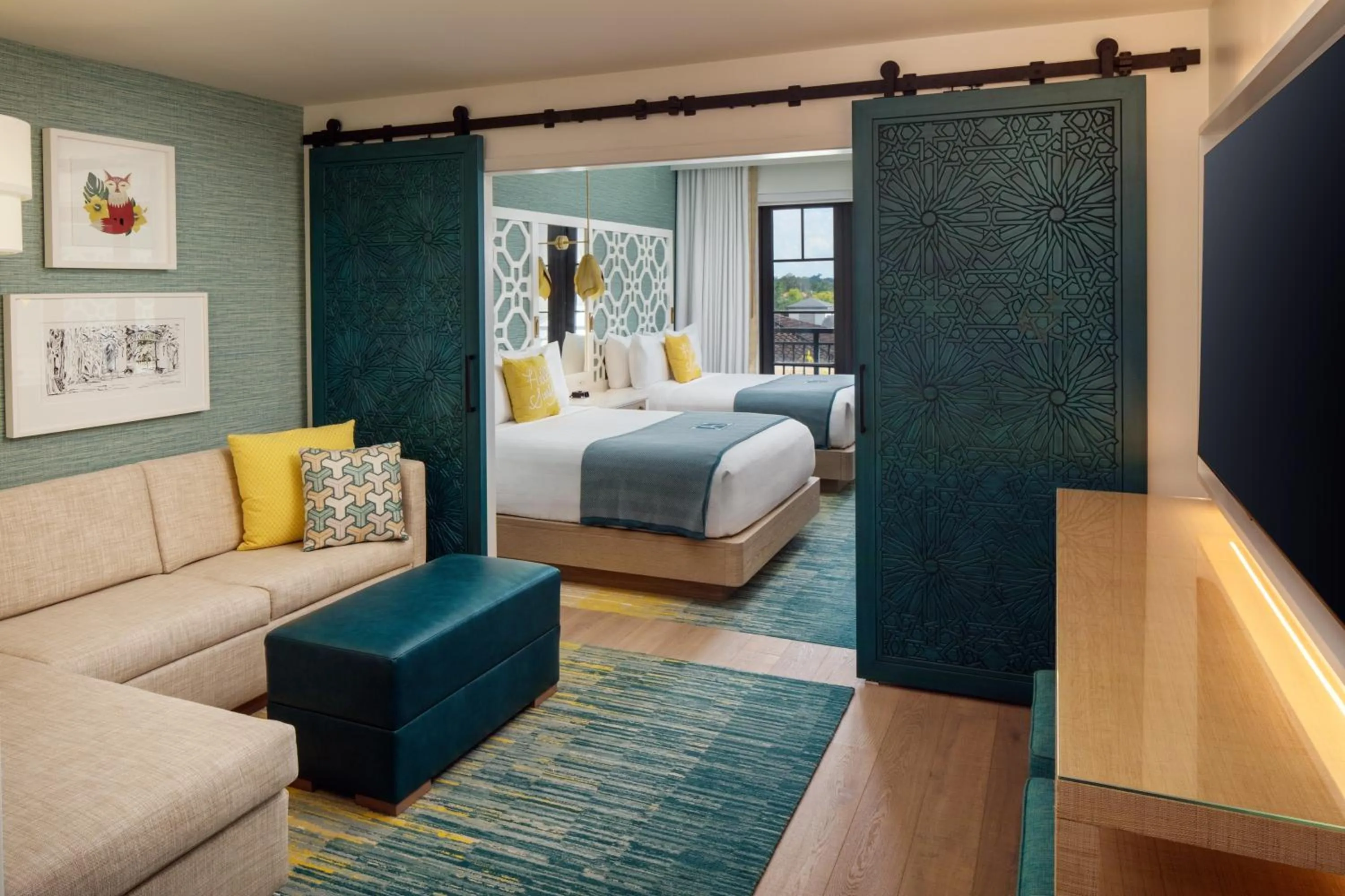 Deluxe Queen Room with Two Queen Beds in The Alfond Inn