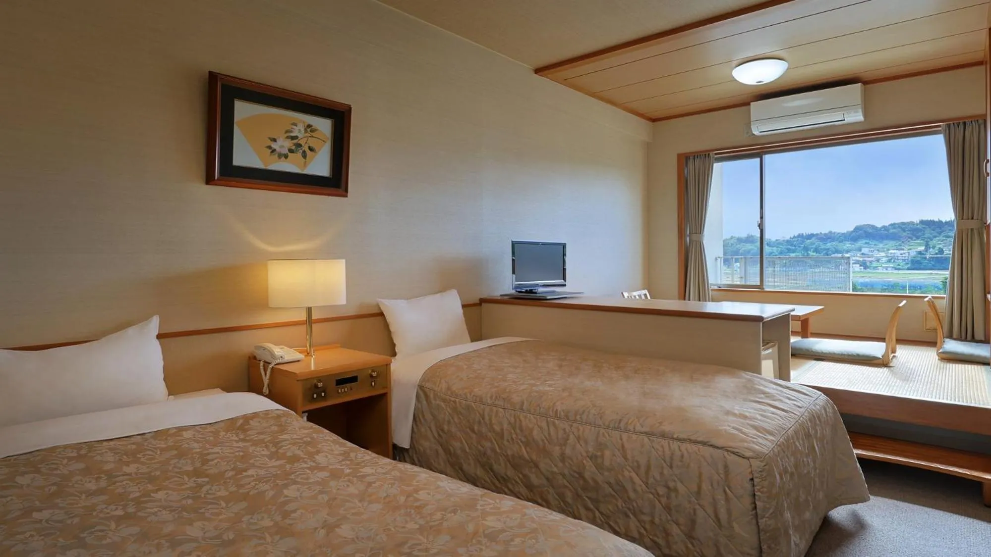 Twin Room with Tatami Area - single occupancy in Hotel Symphony Annex Sagae Onsen