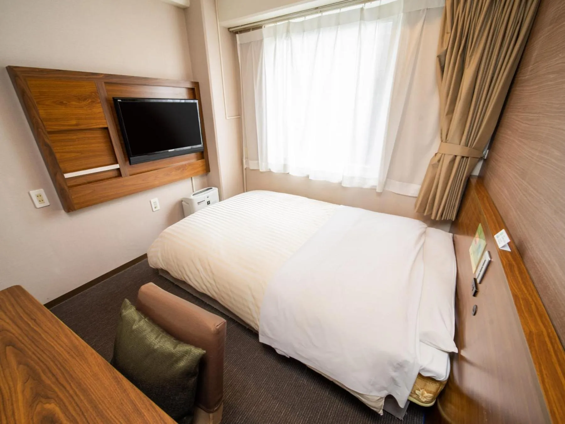 Double Room with Small Double Bed - single occupancy - Non-Smoking in Natural Hot Spring SUPER HOTEL Kumamoto Chamber of Commerce