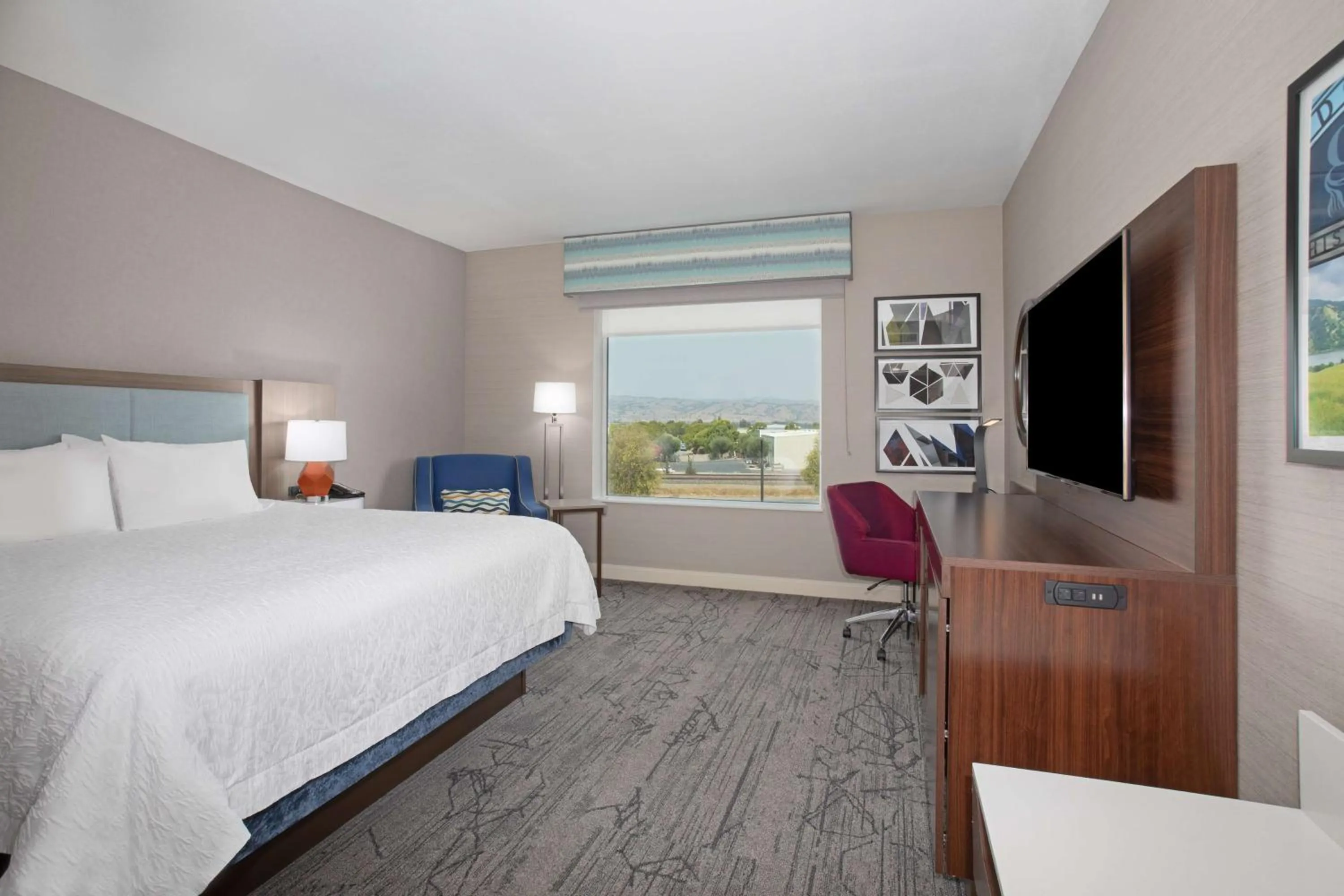 King Room in Hampton Inn & Suites Gilroy, Ca