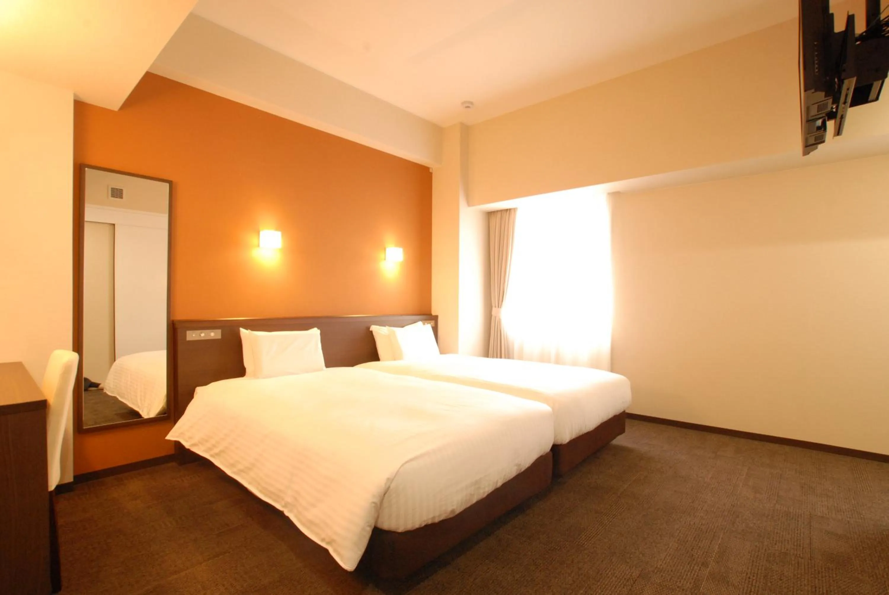 Twin Room - single occupancy - Disability Access in AB Hotel Toyohashi