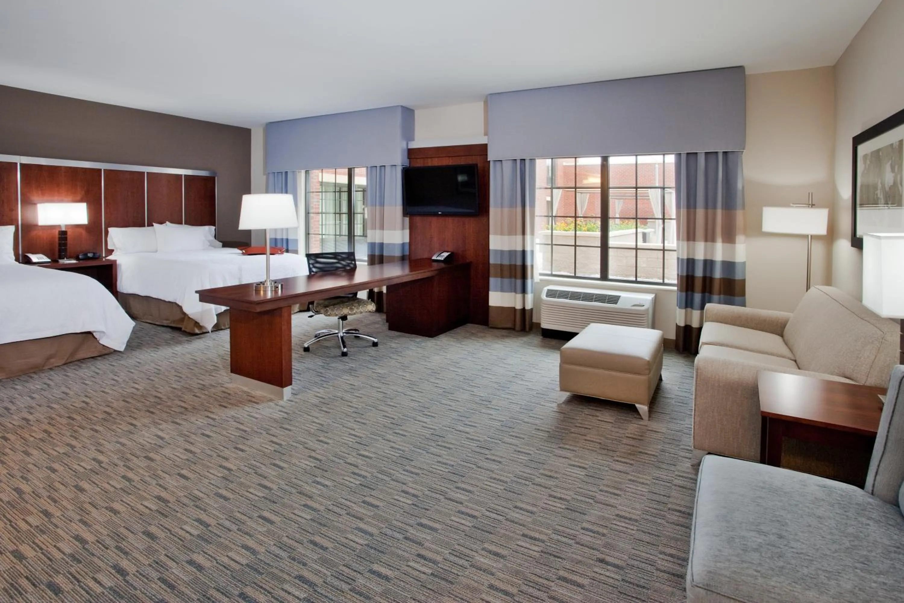 Queen Studio Suite with Two Queen Beds - Non-Smoking in Hampton Inn & Suites Chapel Hill/Carrboro