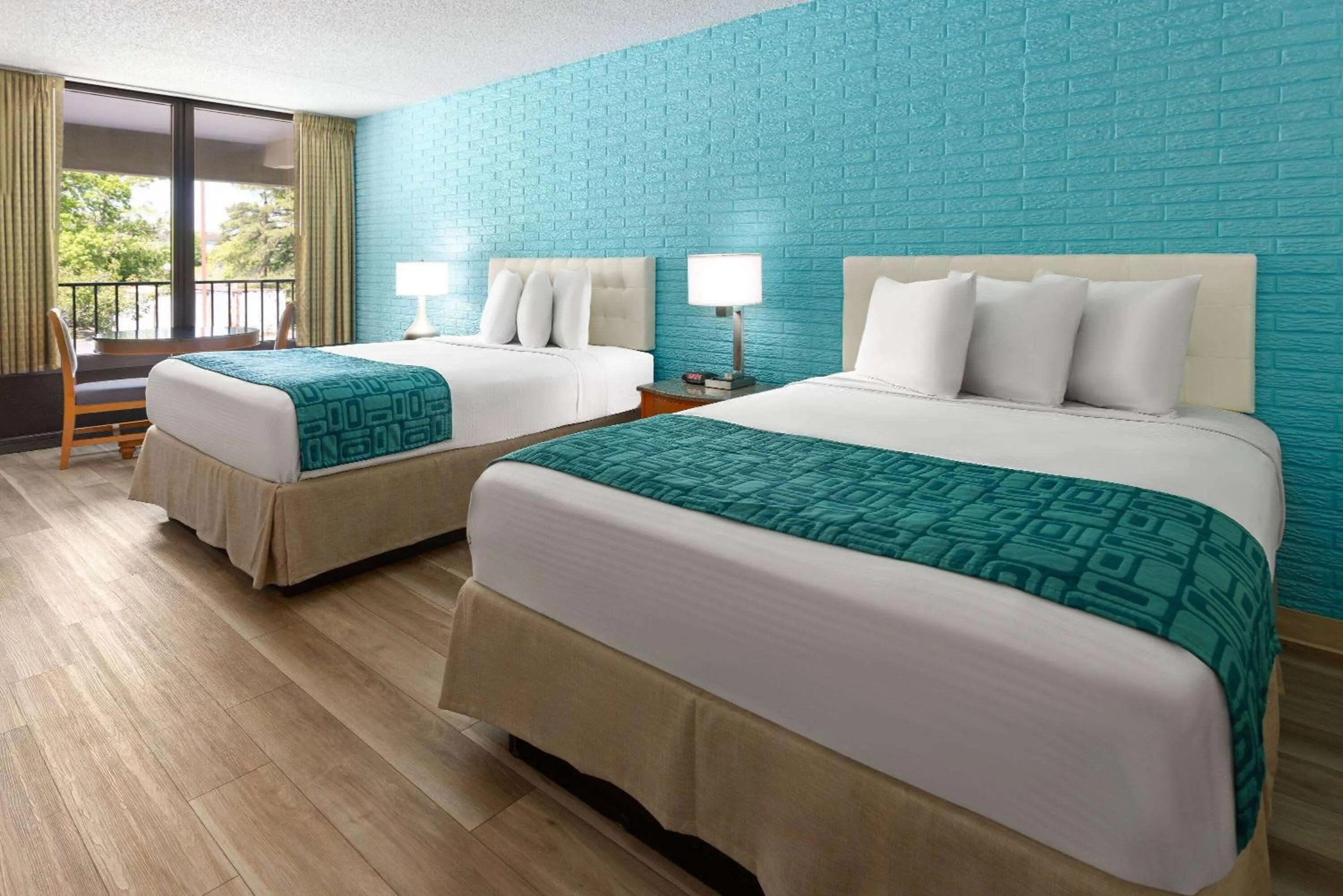 Double Room with Two Double Beds - Disability Access/Non-Smoking in Inn at Atlantic City Hotel & Banquet