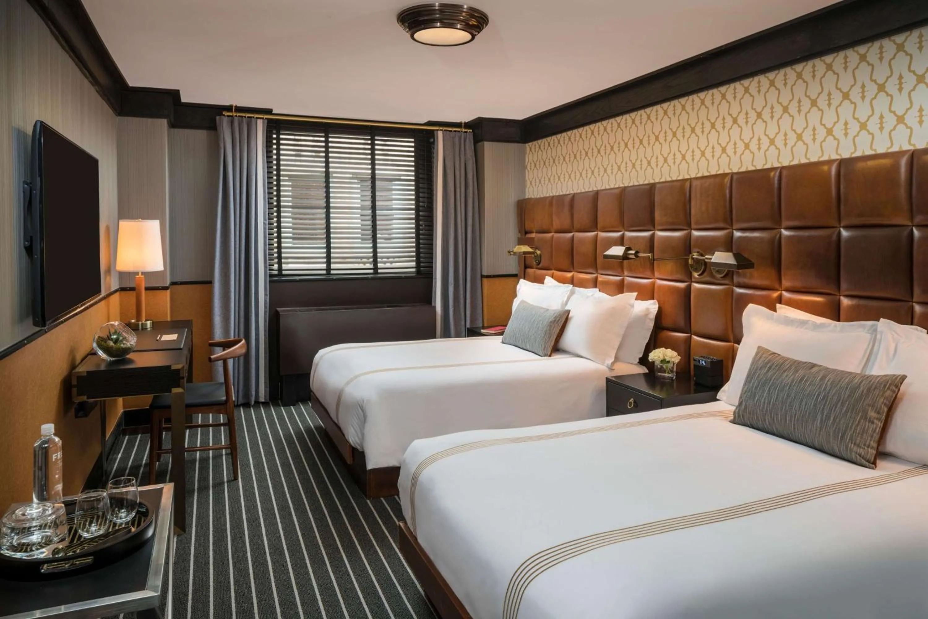 Double Room with Two Double Beds in Gild Hall, A Thompson Hotel, by Hyatt