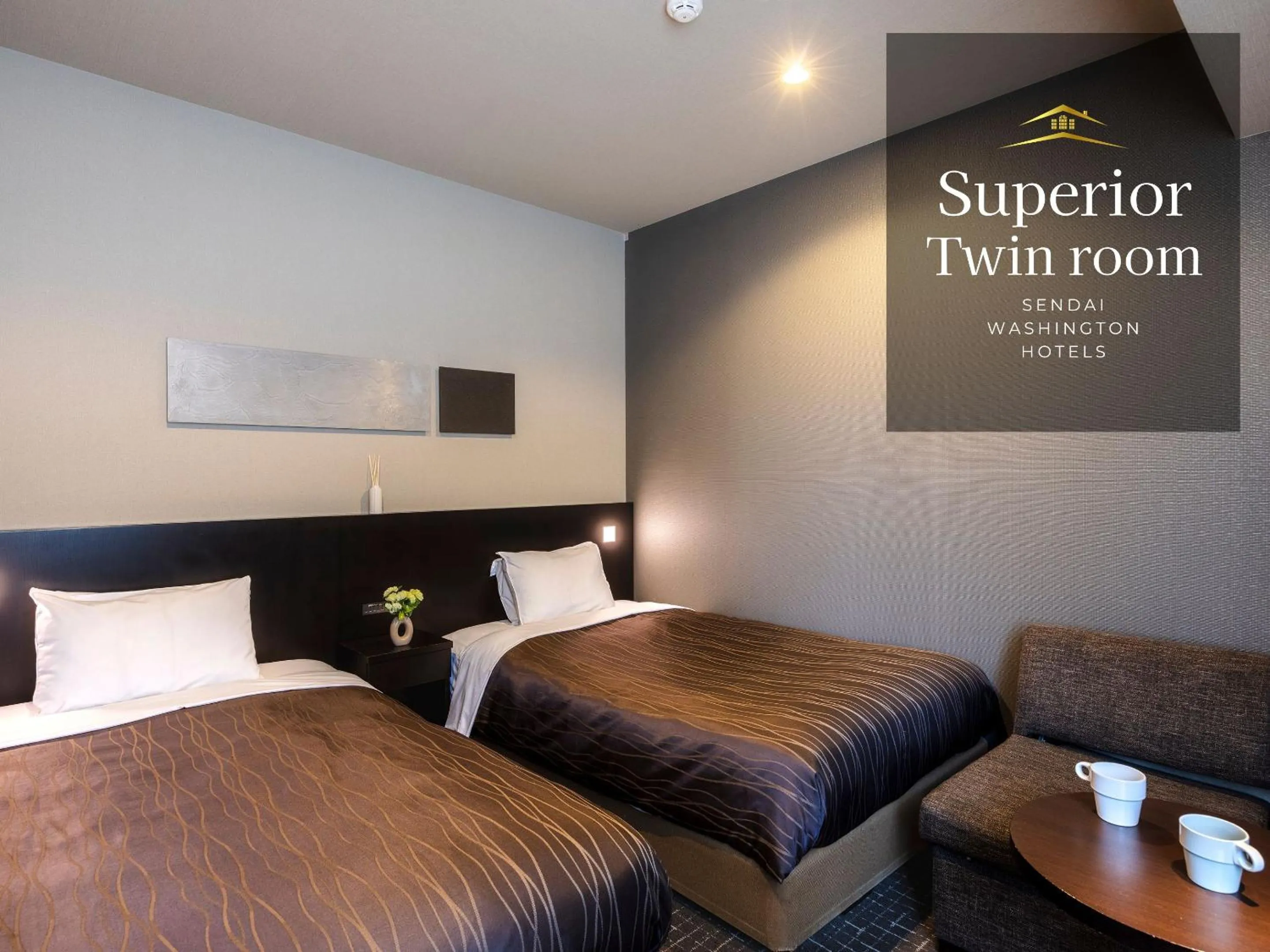 Superior Twin Room - Non-Smoking in Sendai Washington Hotel