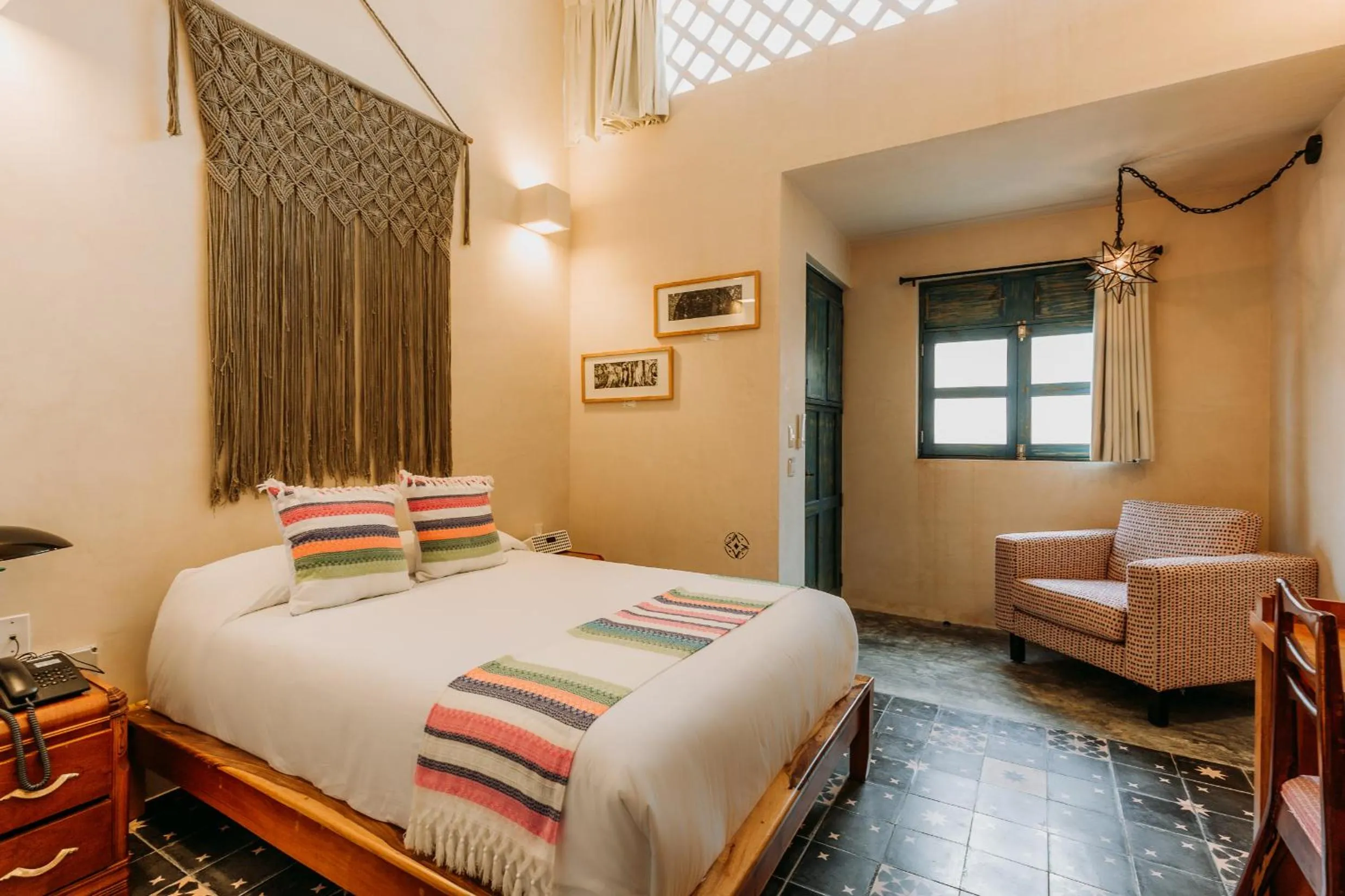 Deluxe Room with Balcony, Air Conditioning and Private Bathroom in Waye Valladolid Centro - Sustainable, Authentic Experiences & Pet Friendly Boutique Hotel