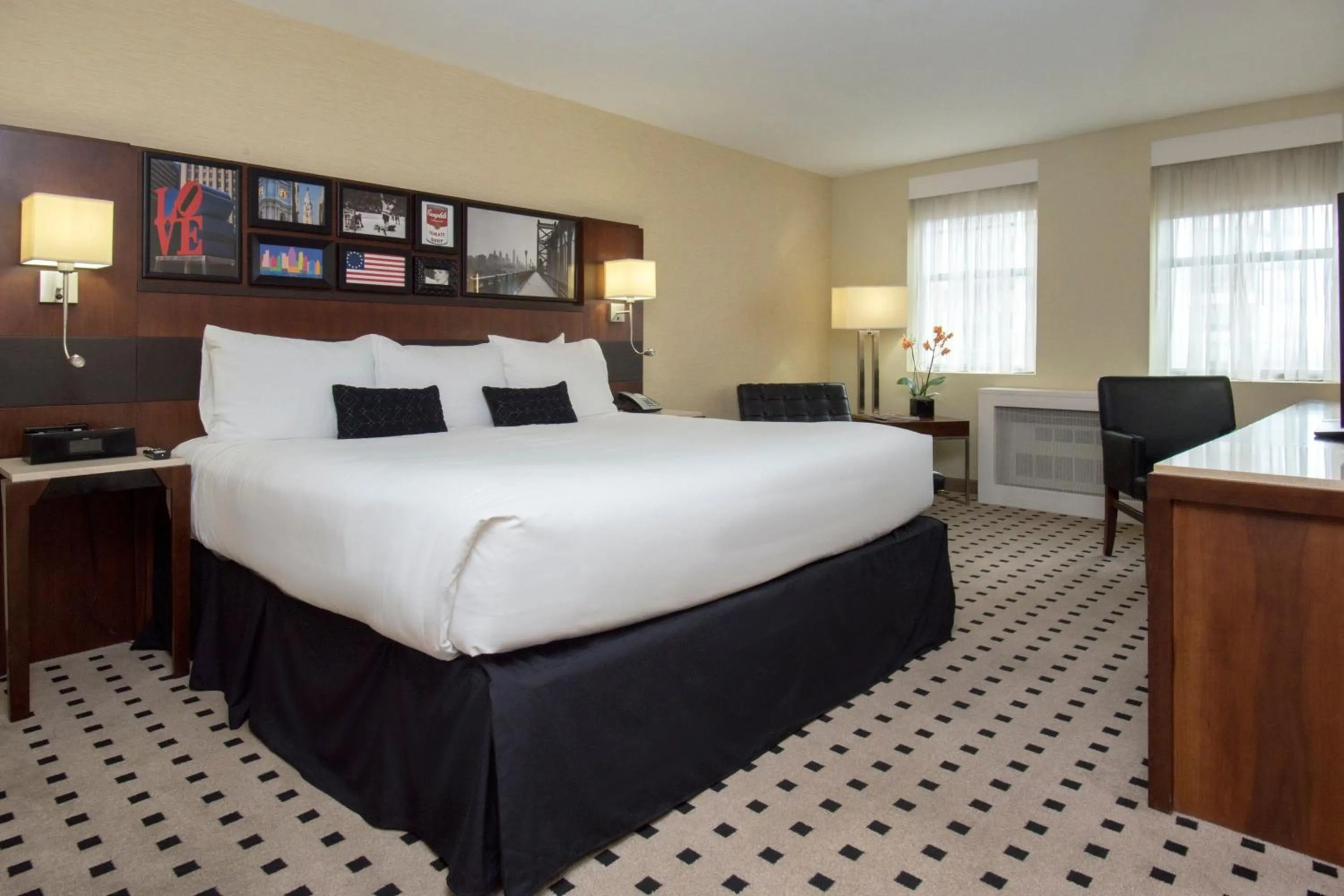 Standard King Room in The Warwick Hotel Rittenhouse Square Philadelphia