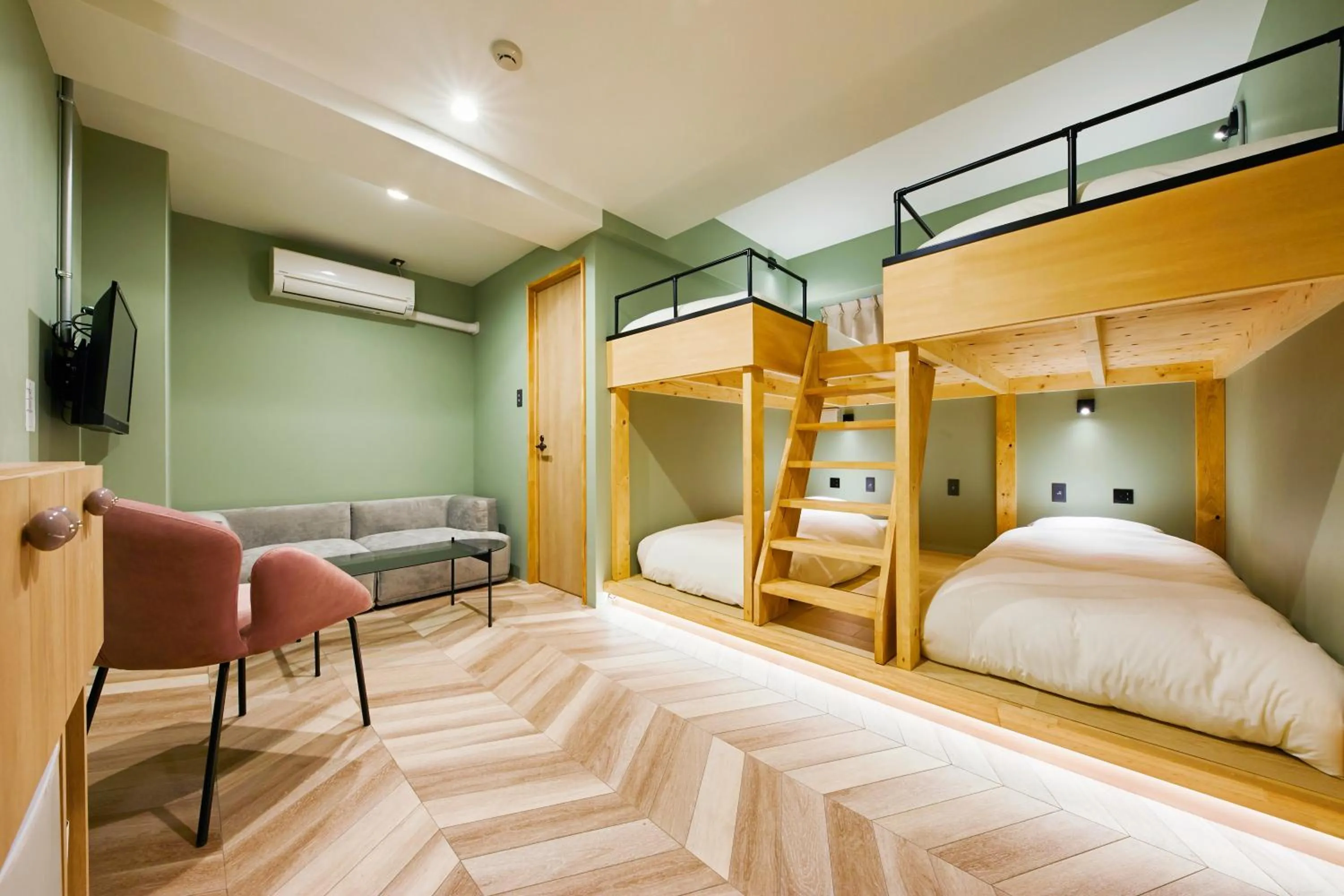 Quadruple Room - No Cleaning for Consecutive Night Stays in mizuka Daimyo 7 - unmanned hotel -