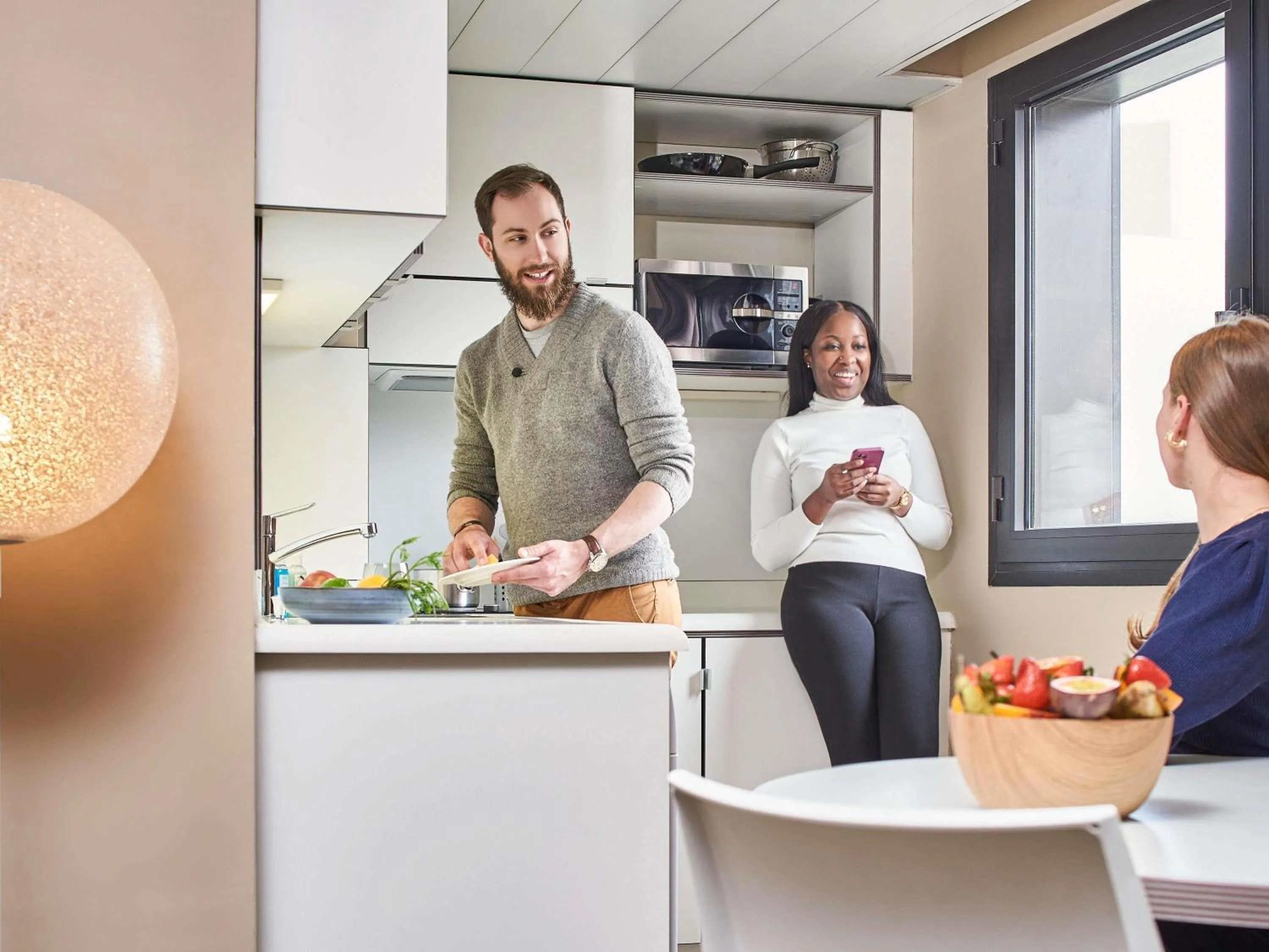 Superior Apartment with 1 Double Bed and Sofa in AppartHotel Mercure Paris Boulogne