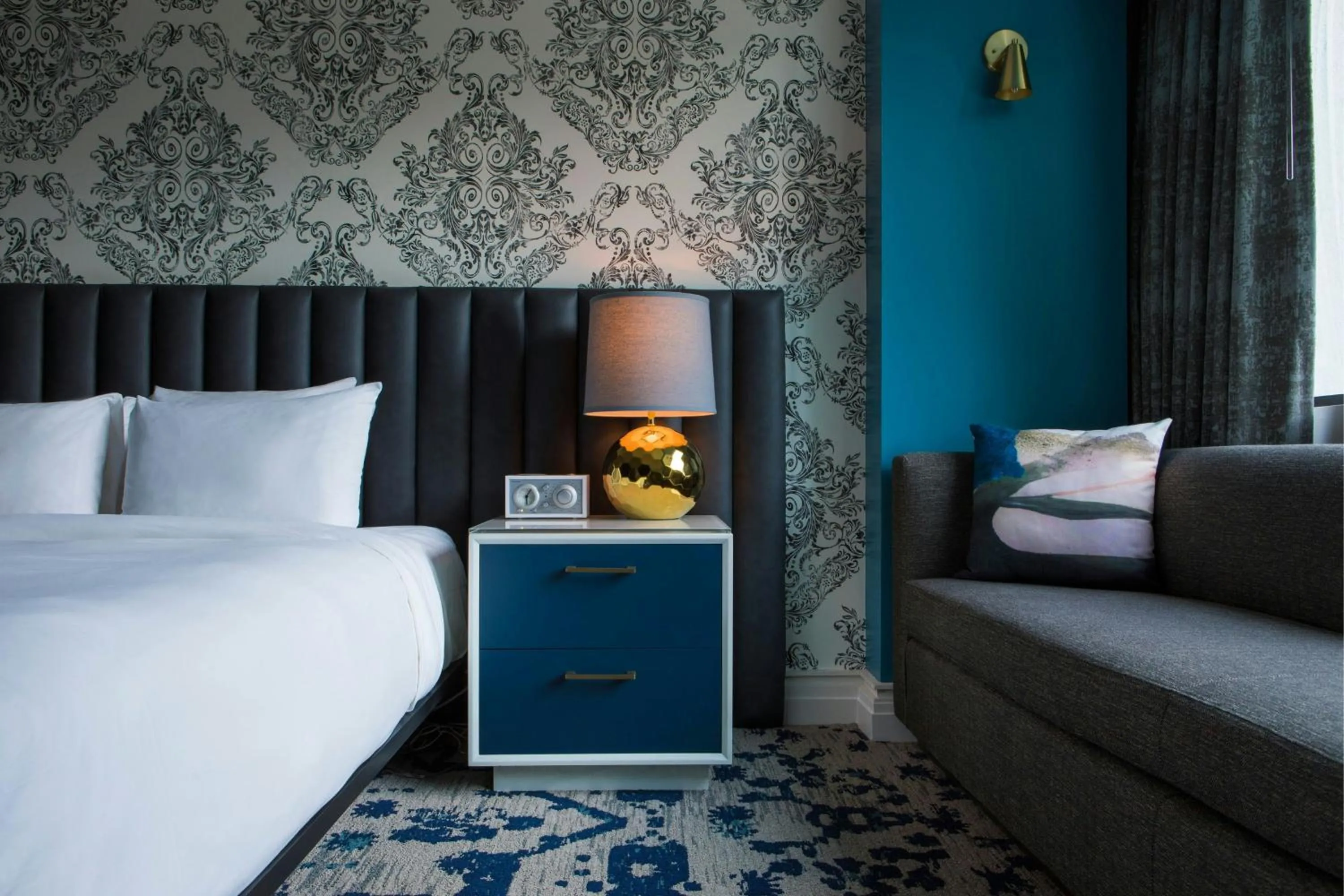 Classic King Room - Mobility Accessible with Roll-in Shower in Hotel Colee, Atlanta Buckhead, Autograph Collection