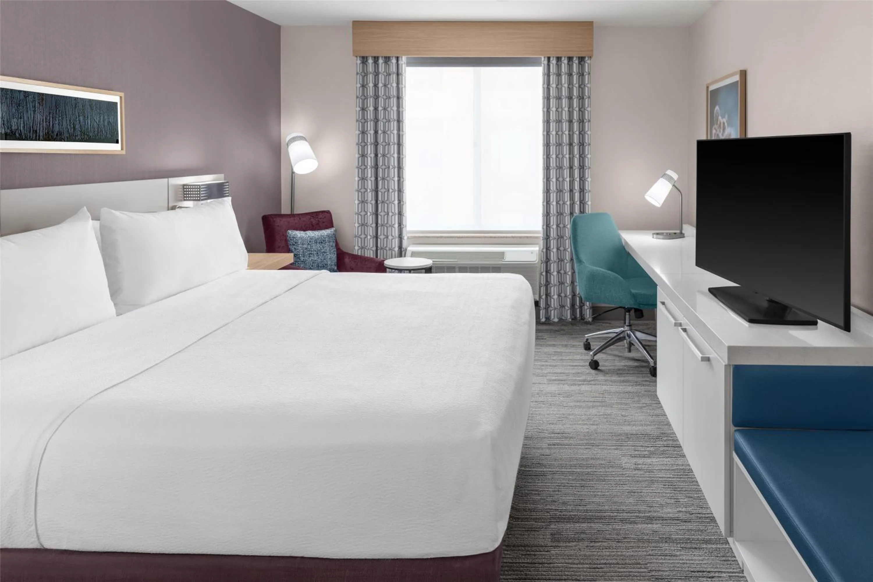 King Room with Roll-In Shower - Mobility Access in Hilton Garden Inn Queens JFK