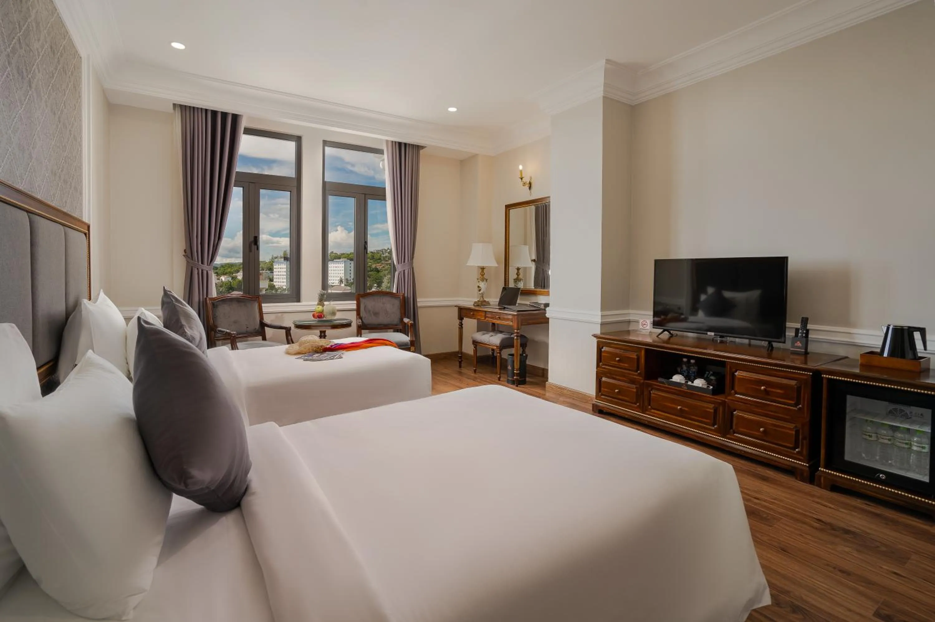 Twin Room with City View in AVS Hotel Phu Quoc