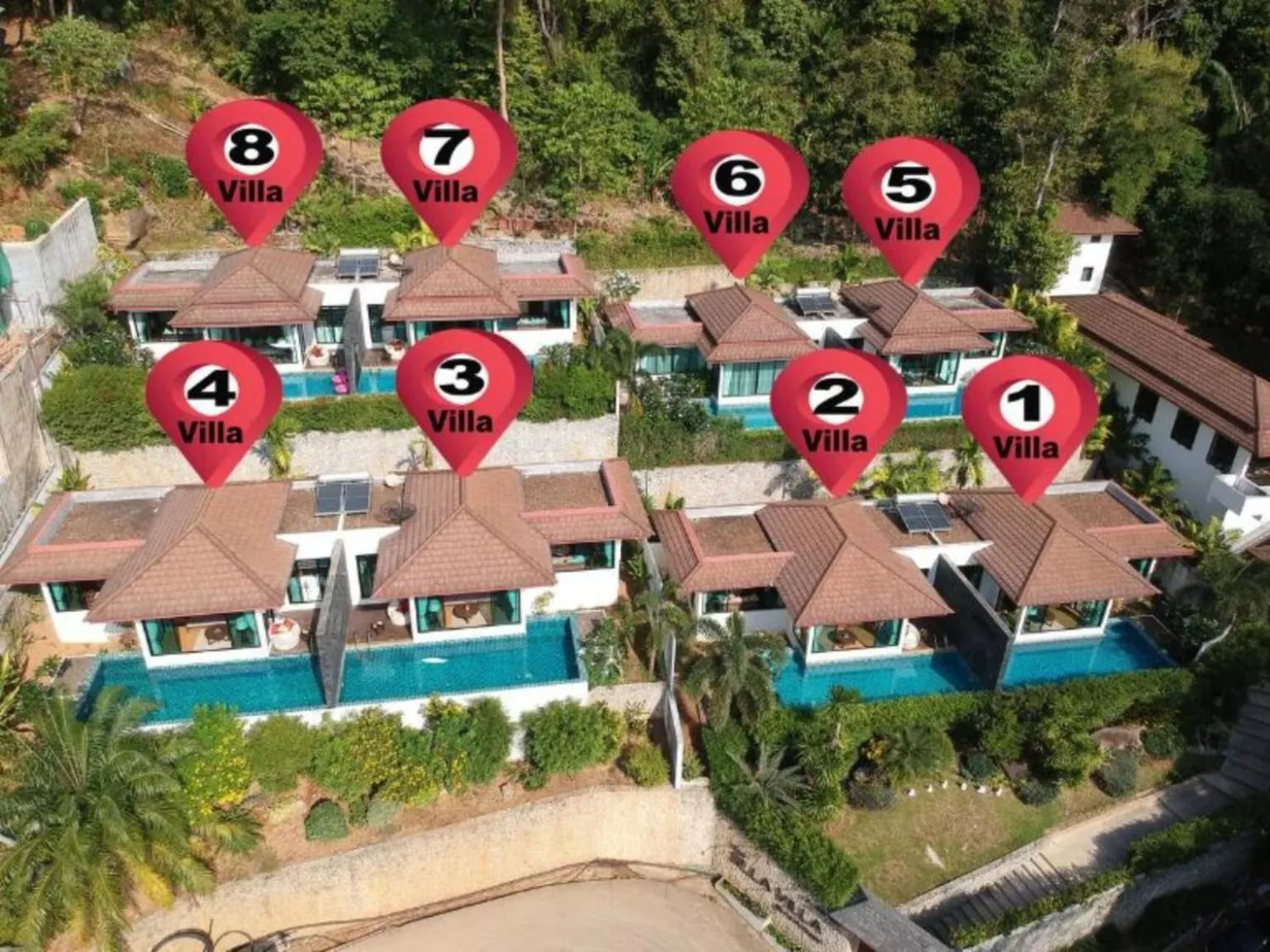 Private Pool Villa with Ocean View in Silla Villa Kata Beach