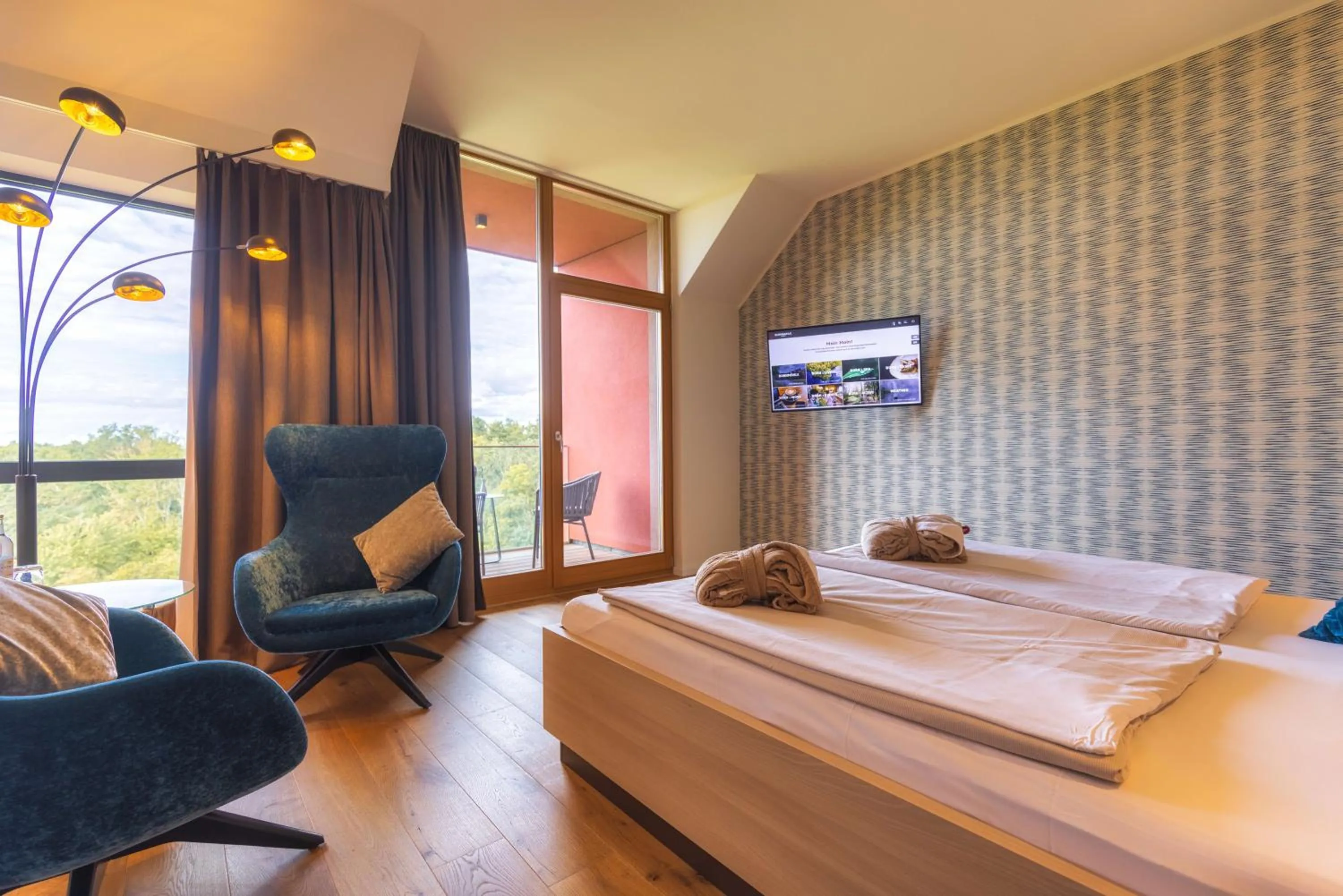 Deluxe Double Room  with Balcony or Terrace - single occupancy in Bornmühle