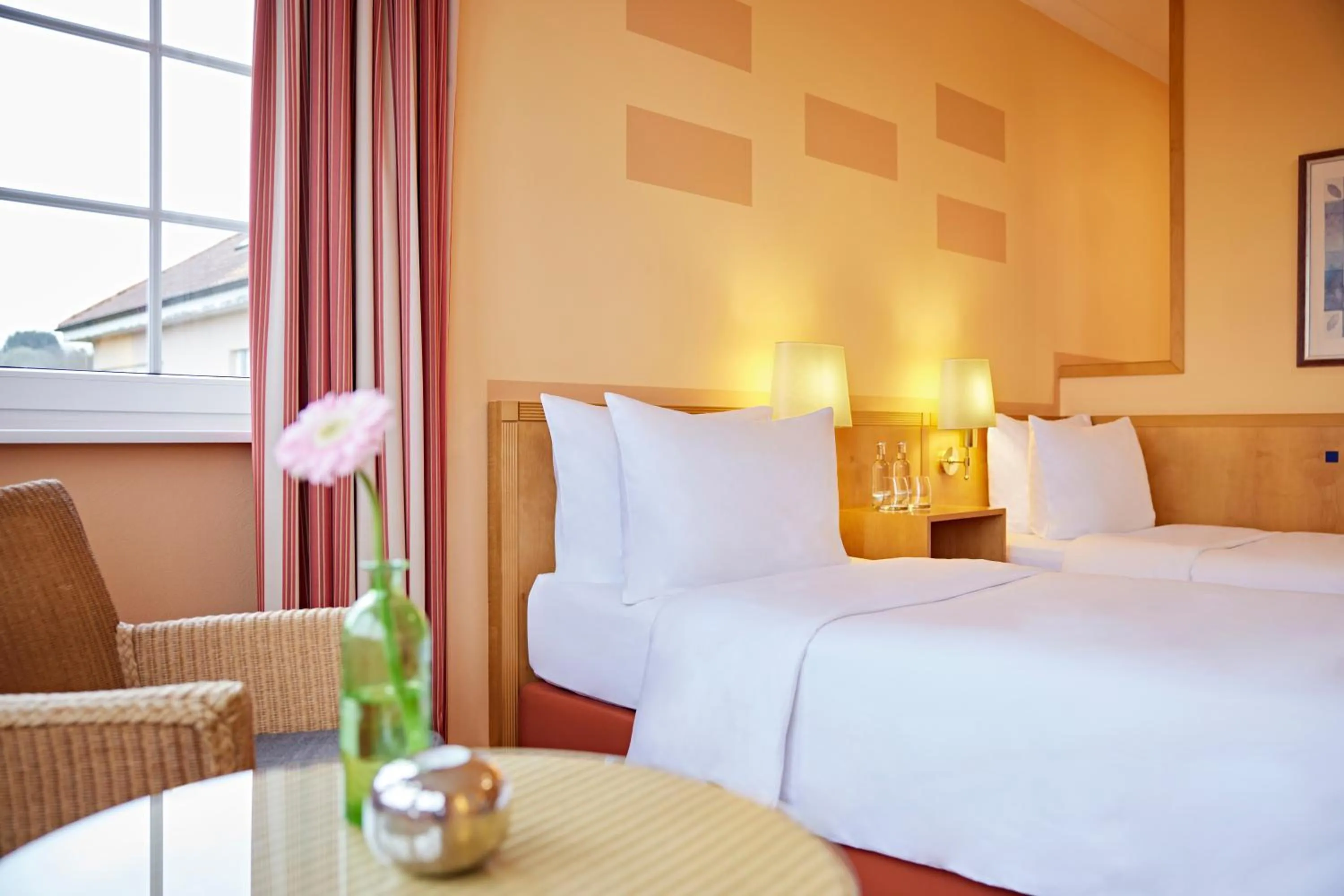 Twin Room with Nature View in Lindner Hotel Wiesensee