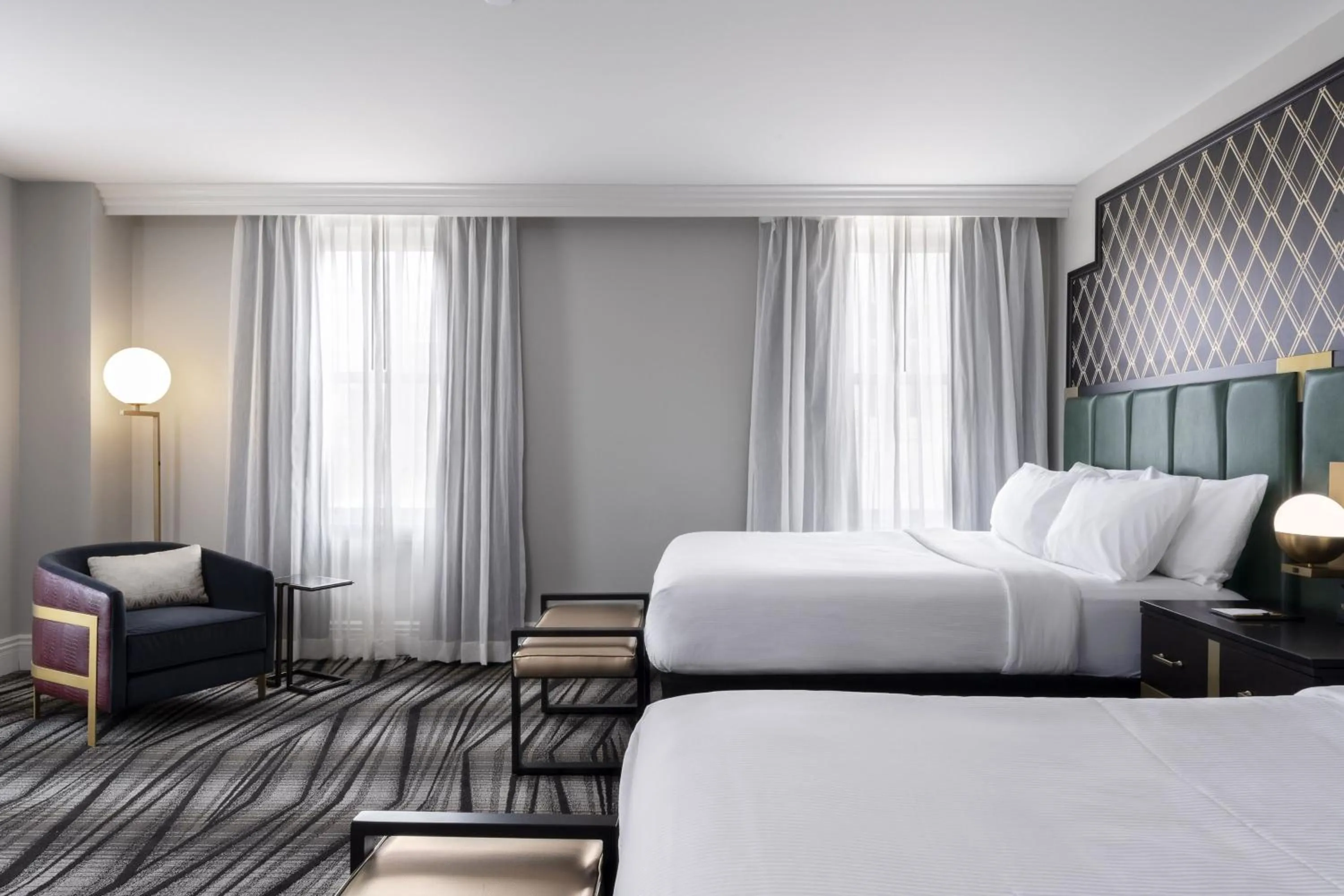 Guest room, 2 Queen in The Warrior Hotel, Autograph Collection