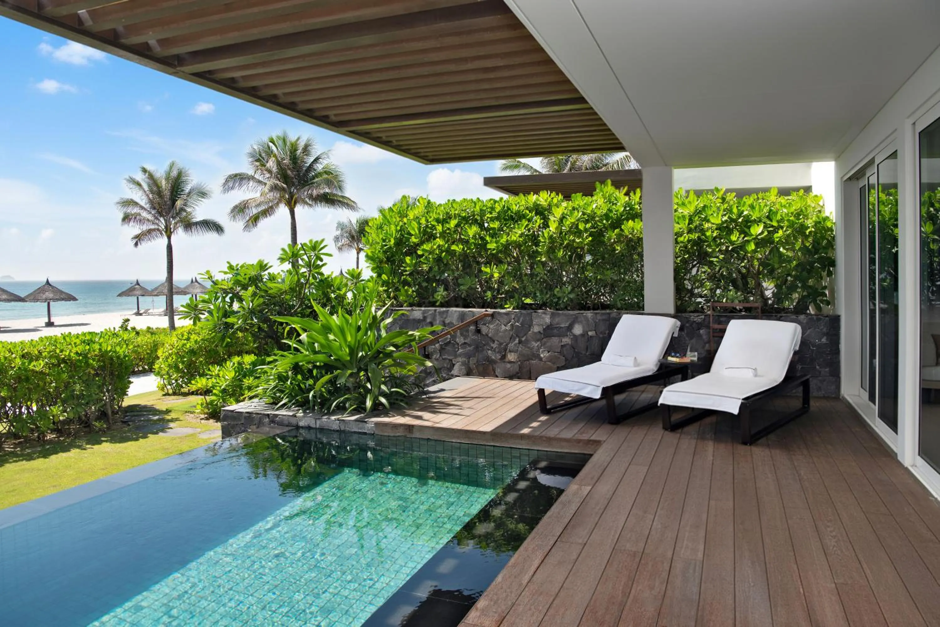 1 Bedroom Villa, Private Pool, Beach Front - King Bed in Alma Resort Cam Ranh