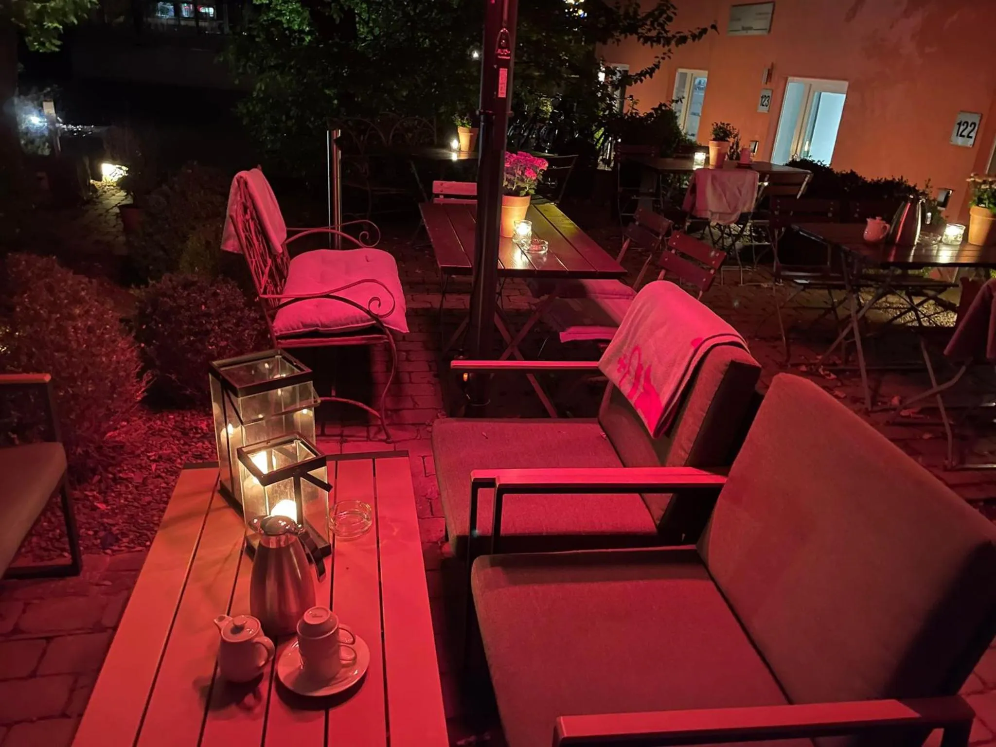 Garden in Hotel Amadeus