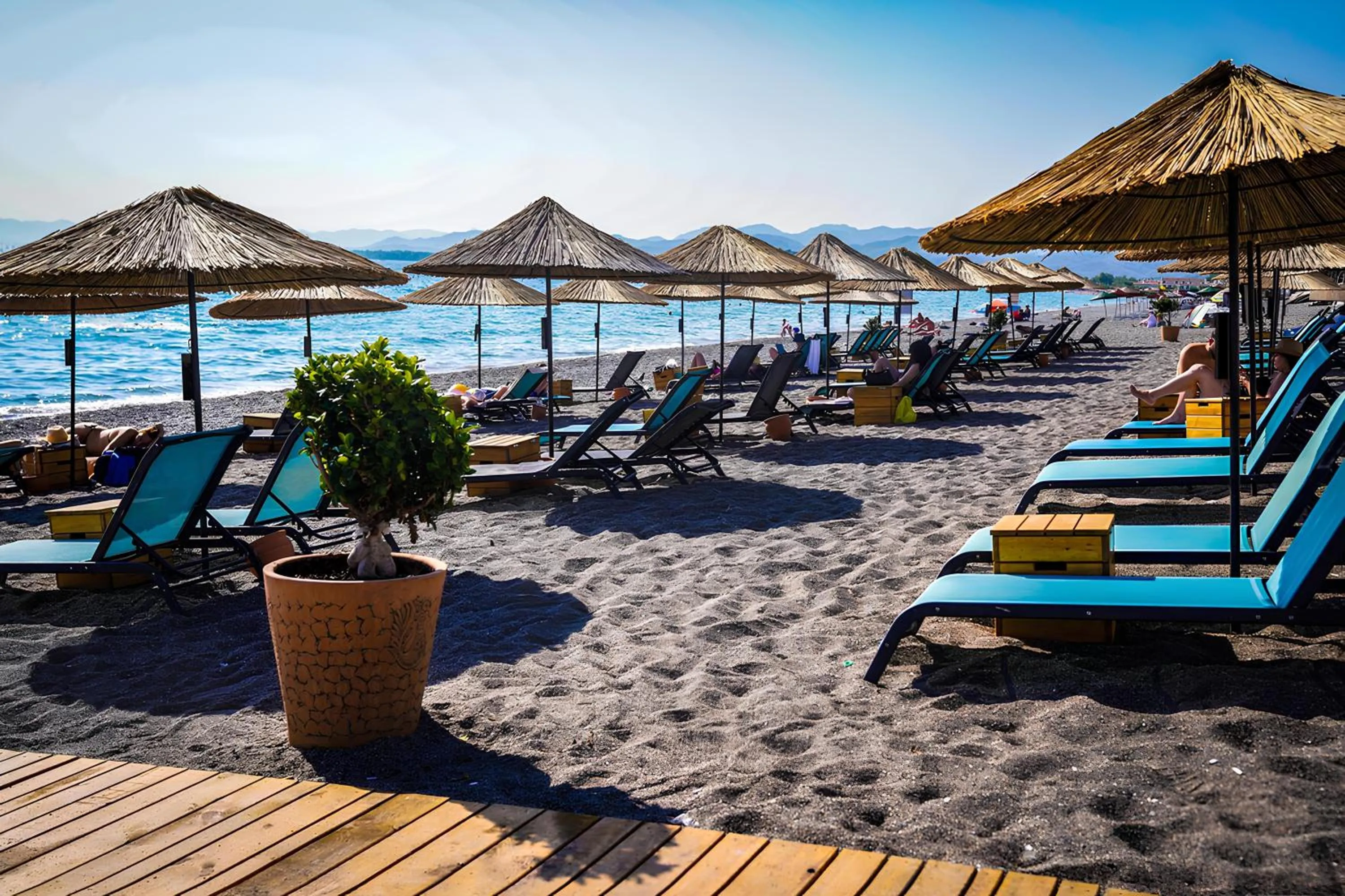 Beach in Uras Beach Hotel