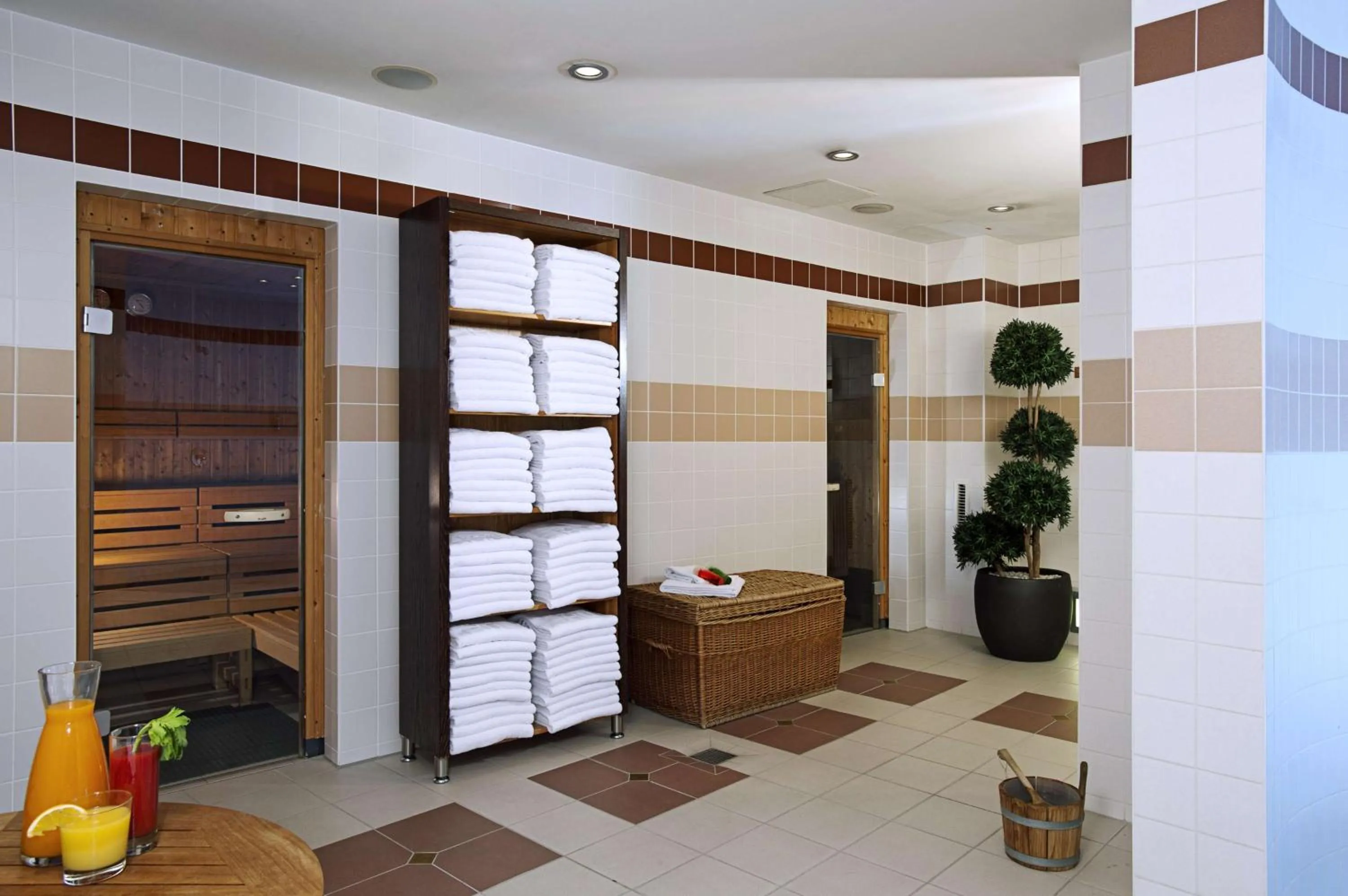 Steam room in NH Collection Berlin Mitte Friedrichstrasse