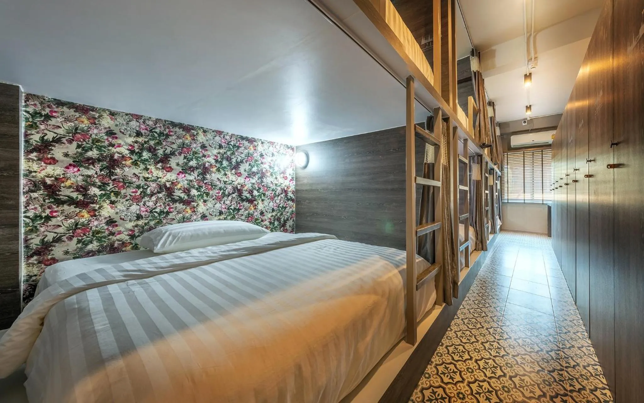 Single Bed in Female Dormitory Room in Happy Station Bangkok