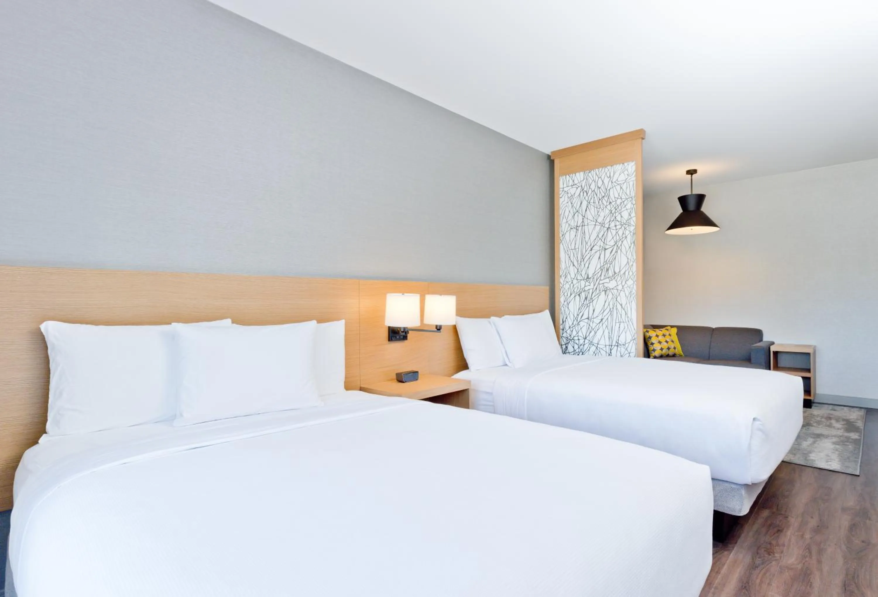 Queen Room with Two Queen Beds and Sofa Bed in Hyatt Place Kelowna