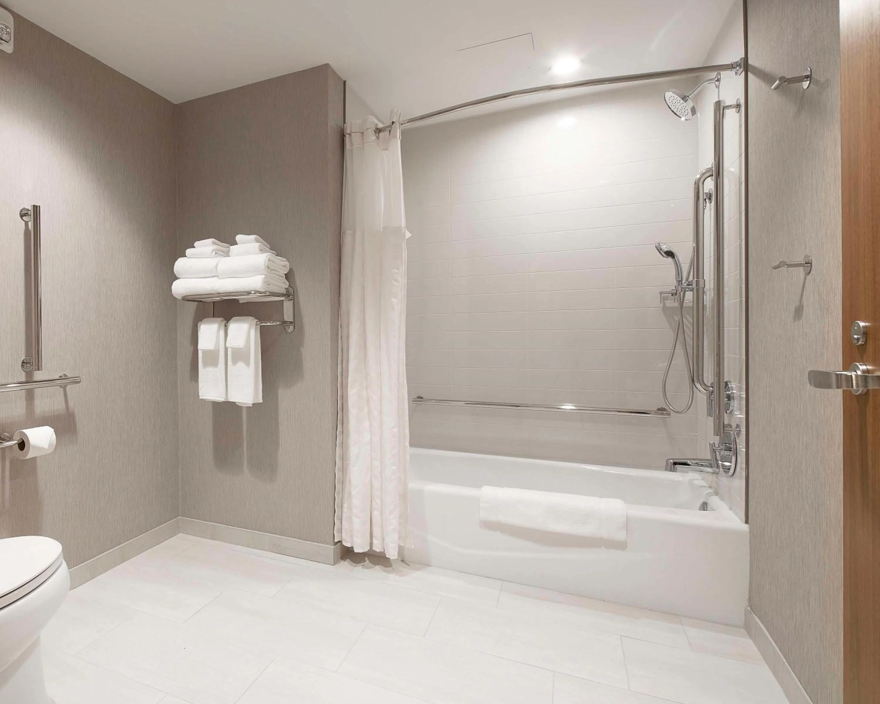 Queen Room with Two Queen Beds, Sofa Bed and Accessible Tub in Hyatt Place Moncton-Downtown