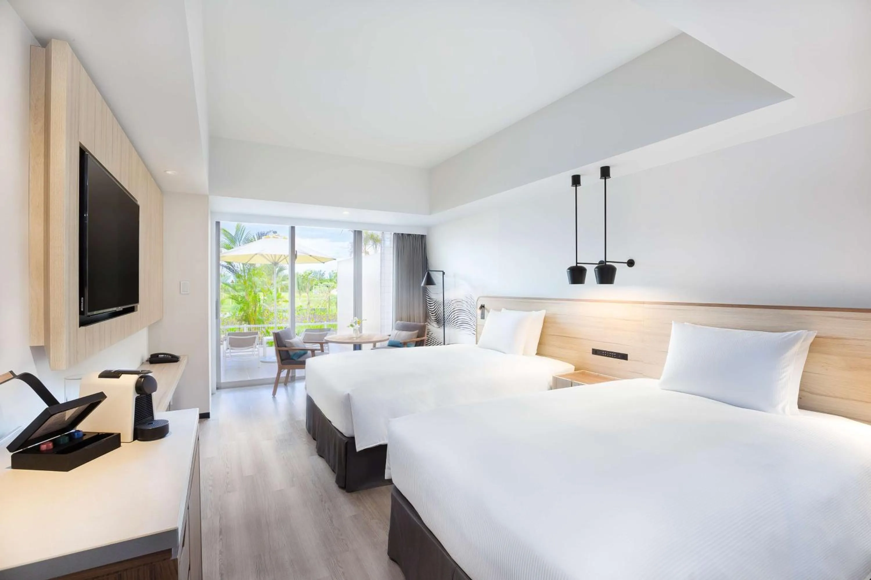 Deluxe Twin Room with Terrace in Hilton Okinawa Sesoko Resort
