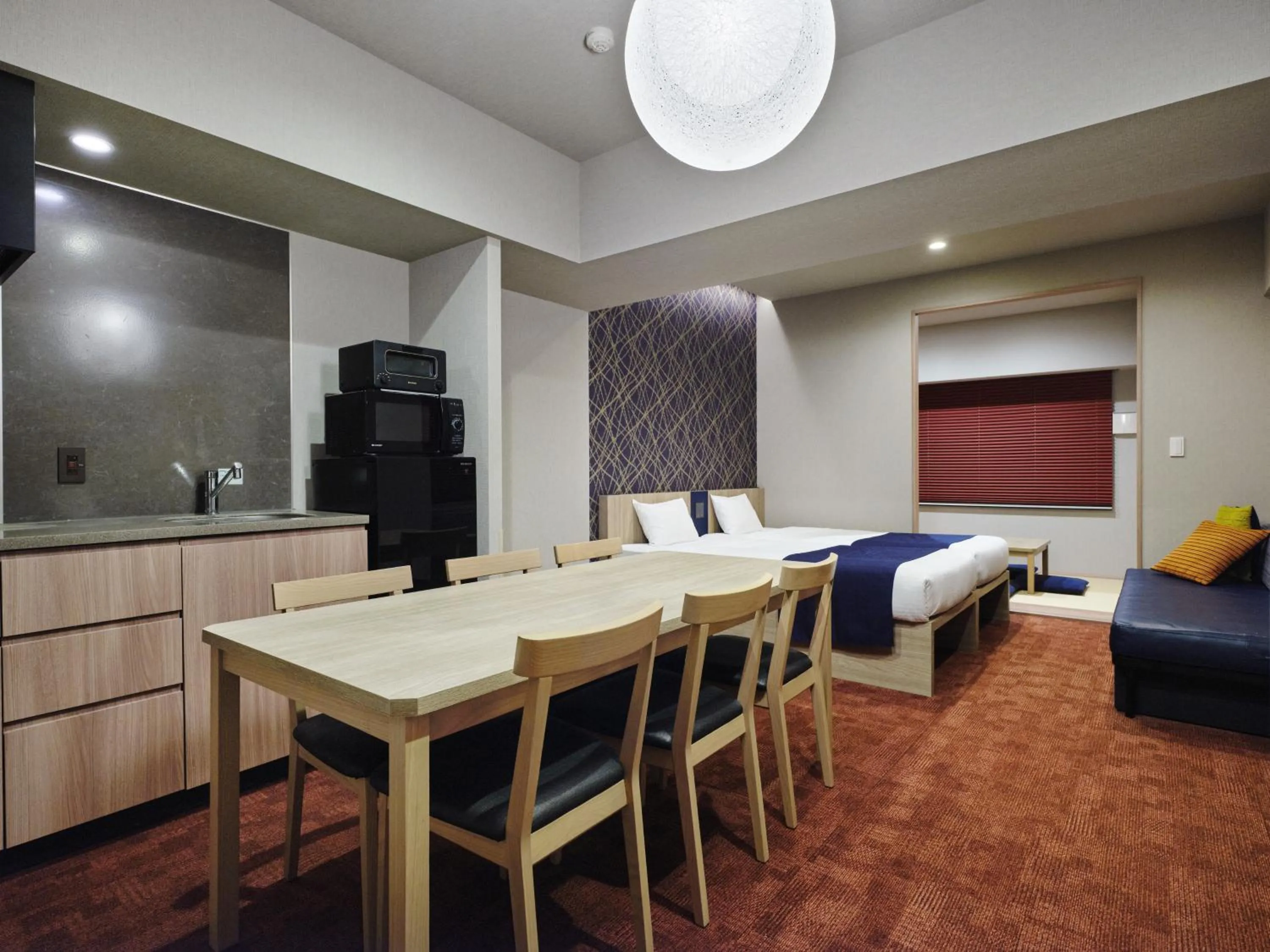 Grand Japanese Room with Washing Machine in MONday Apart Premium 日本橋