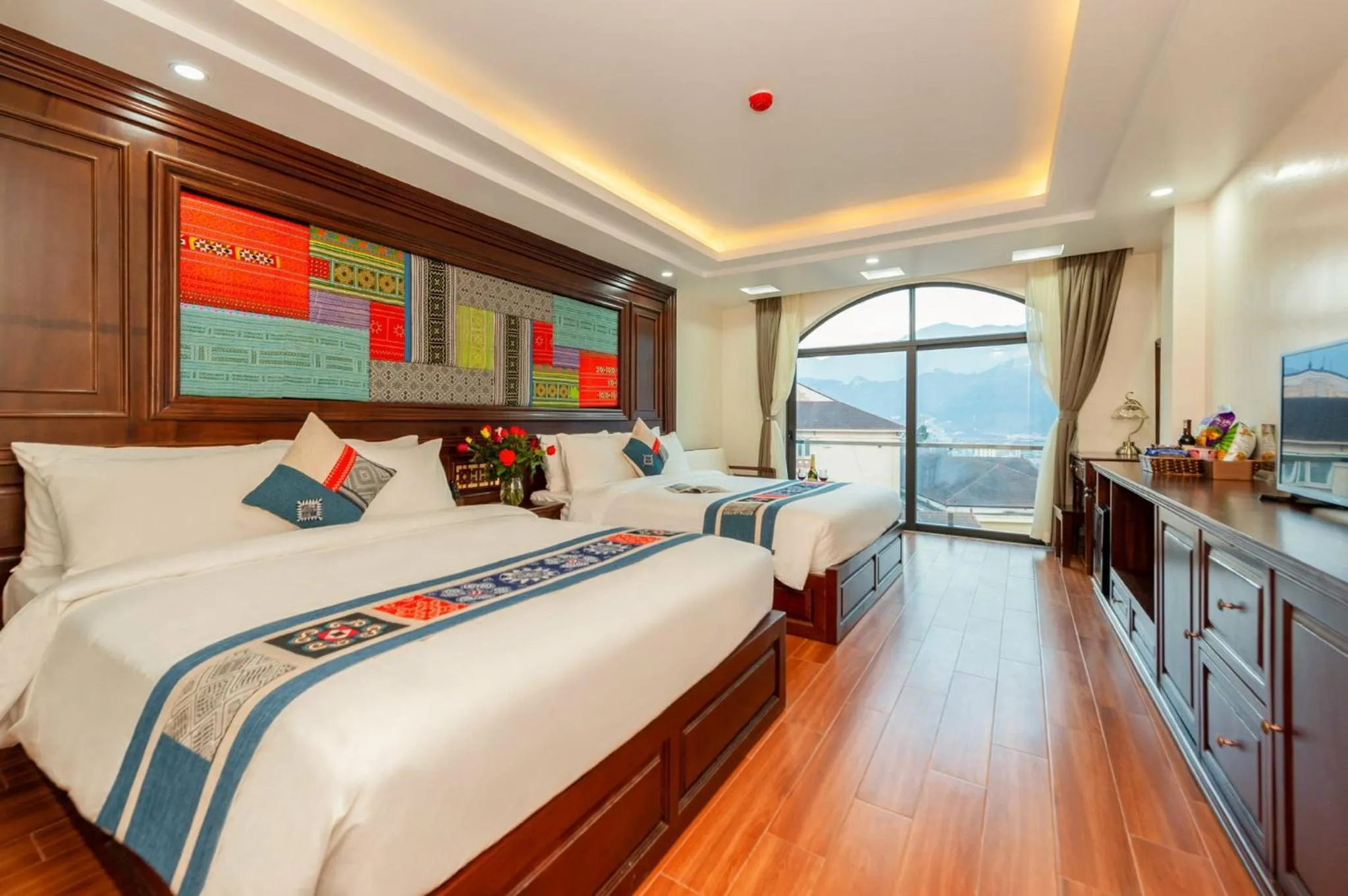 Family Room with Garden View in Sapa Passion Hotel & Spa