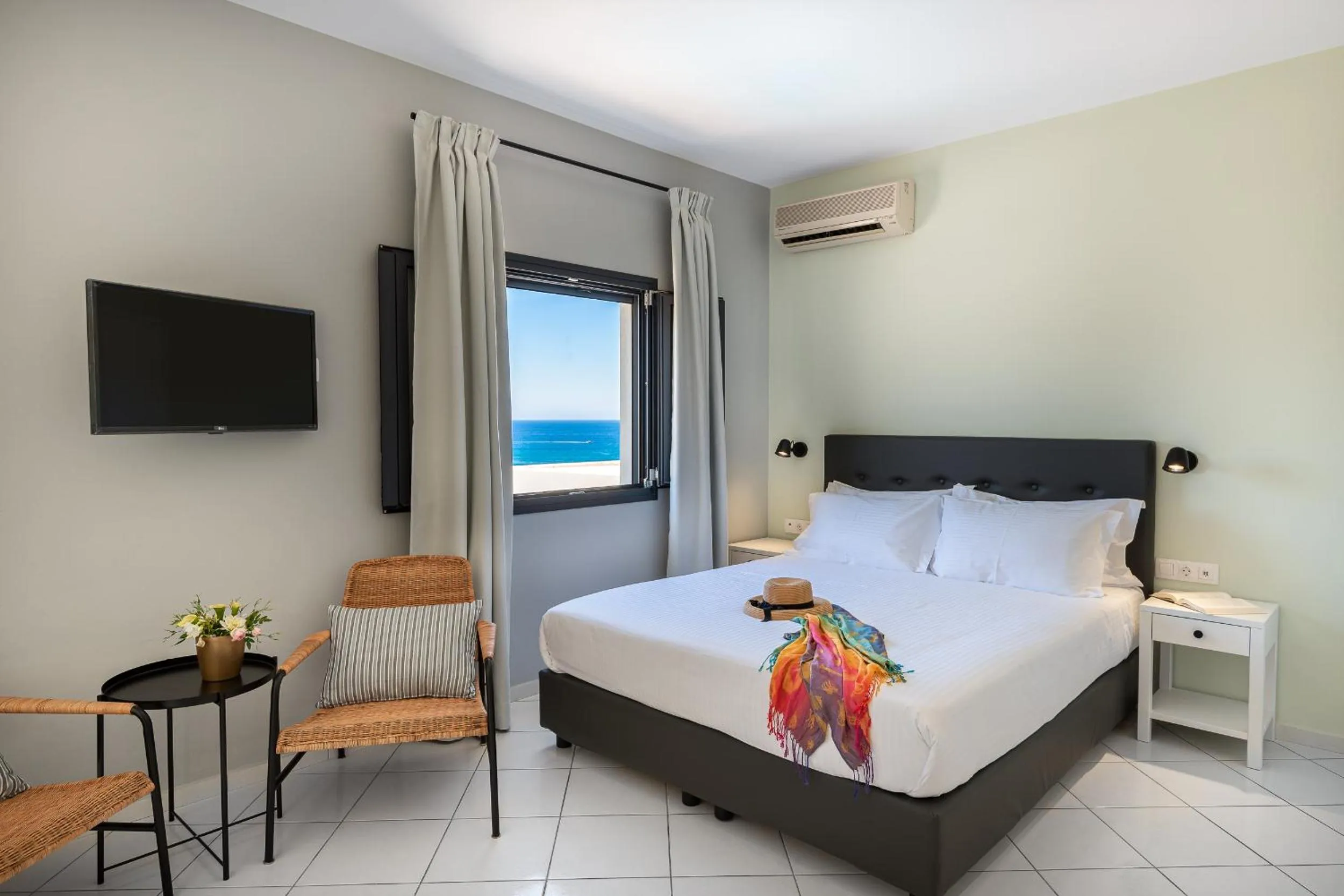 Double or Twin Room with Sea View in Minois Boutique Hotel