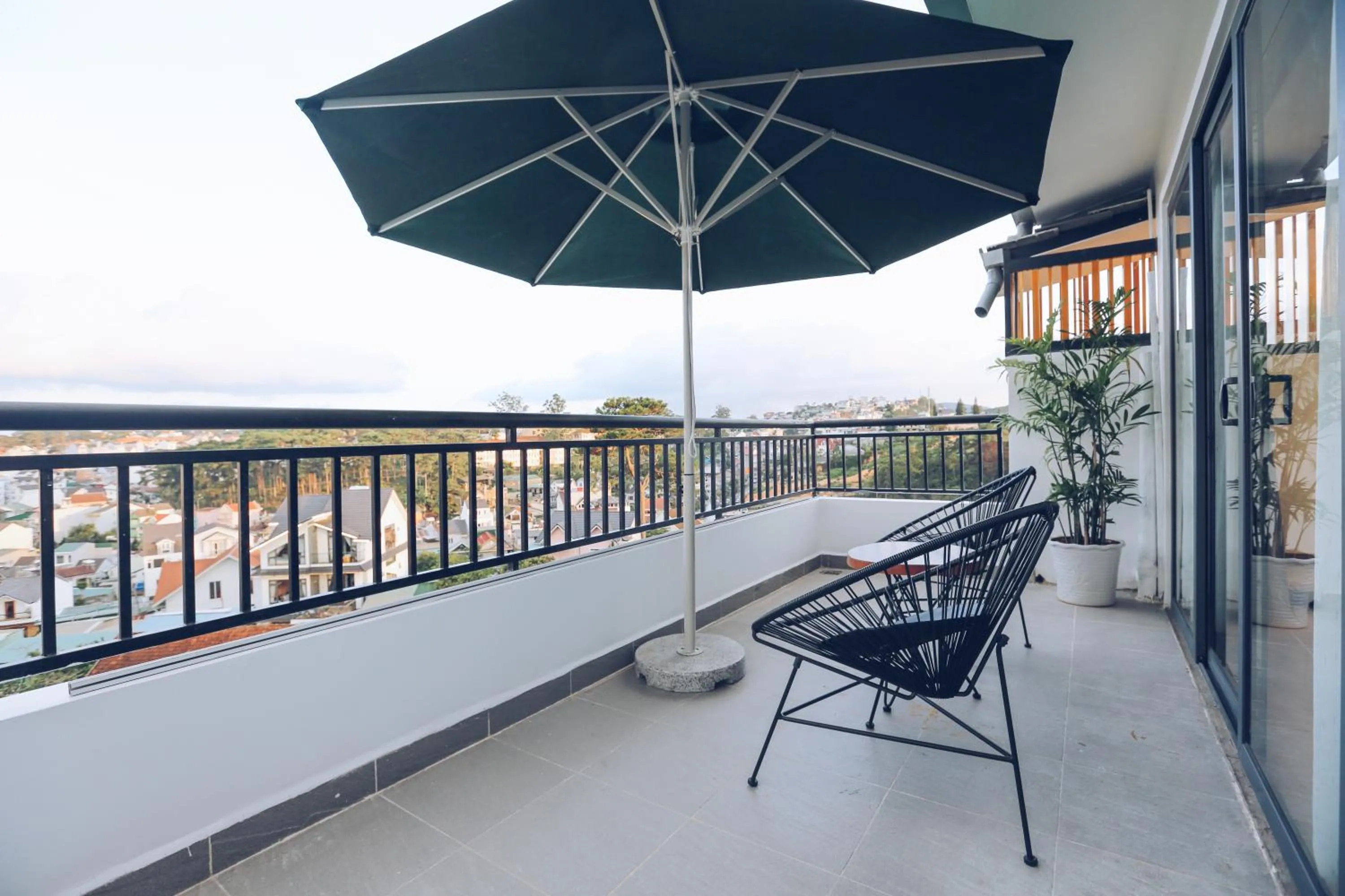 Penthouse Studio with Balcony in TTR Studio Apart Hotel