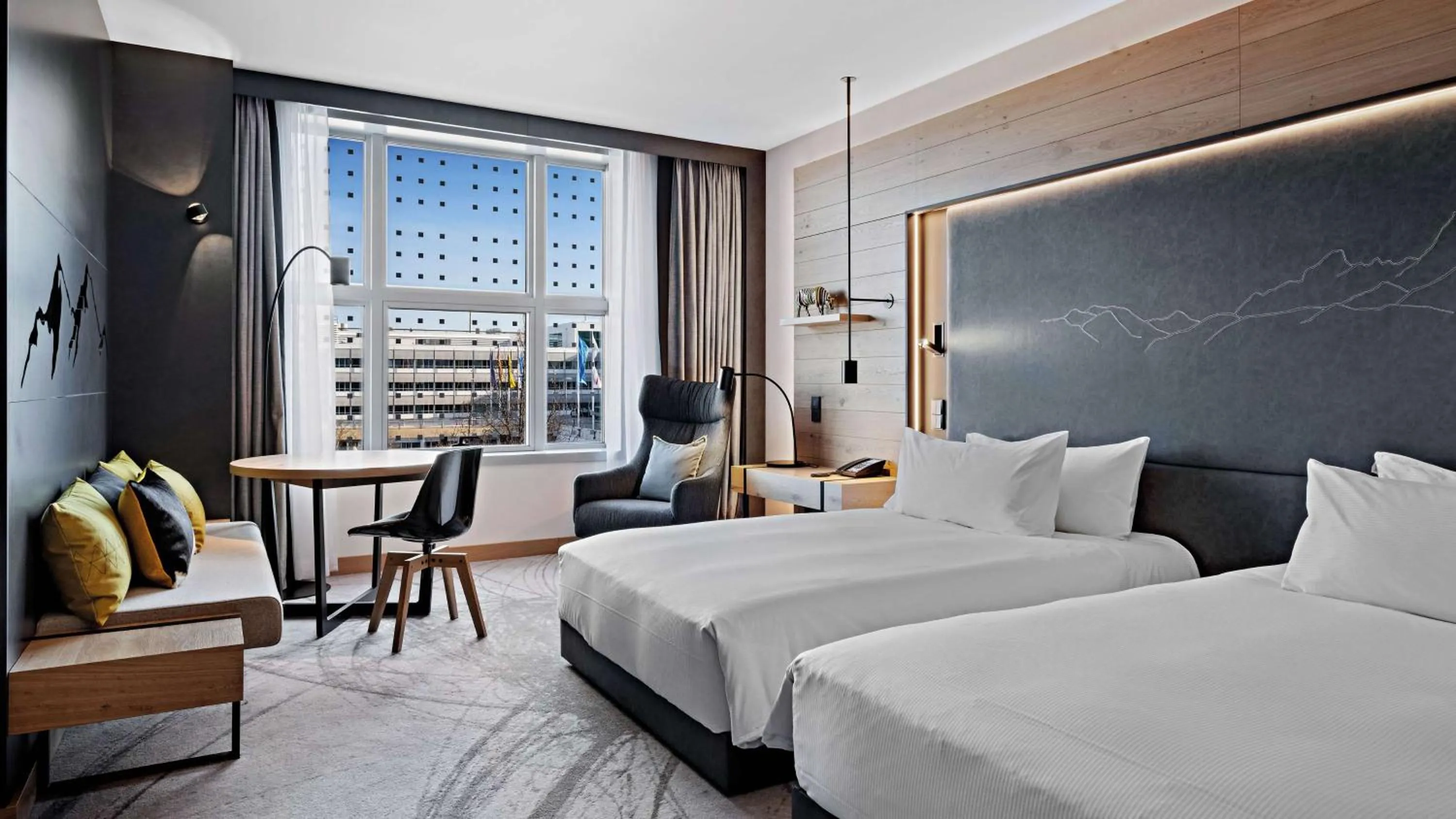 Twin Room Plus in Hilton Munich Airport