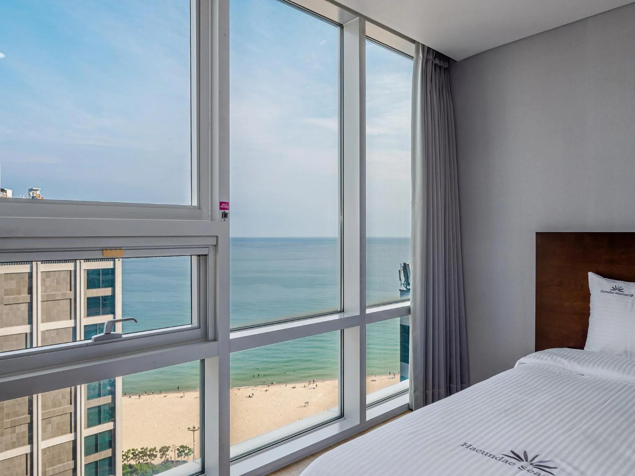 Superior to Deluxe with Half Ocean View Upgrade in Haeundae Seacloud Hotel Residence