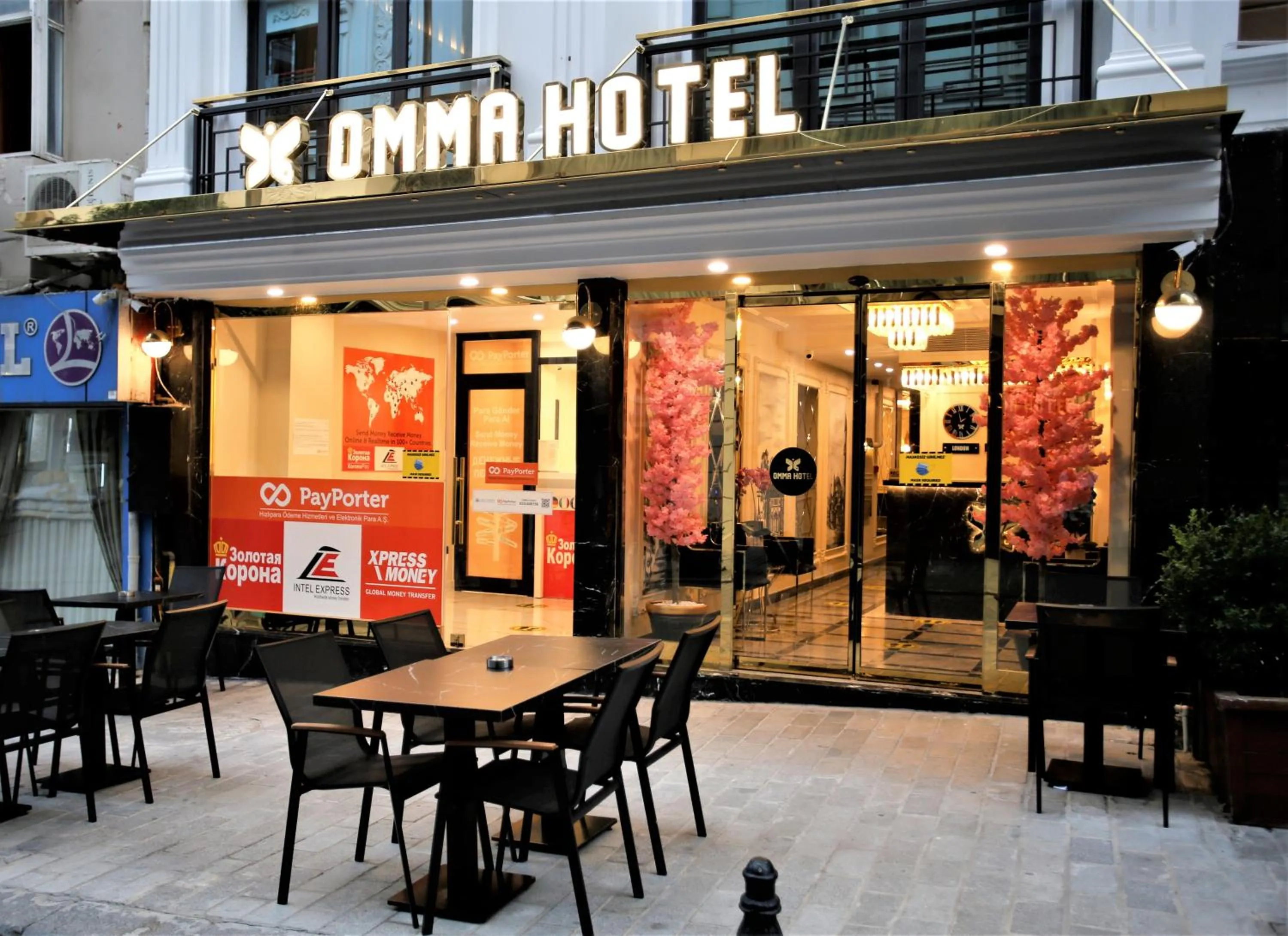 Facade/entrance in OMMA HOTEL