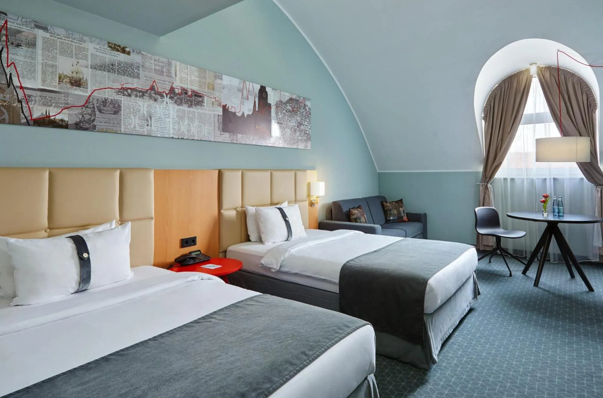 Superior Queen Room with Two Queen Beds - Non-Smoking in Holiday Inn Lübeck by IHG