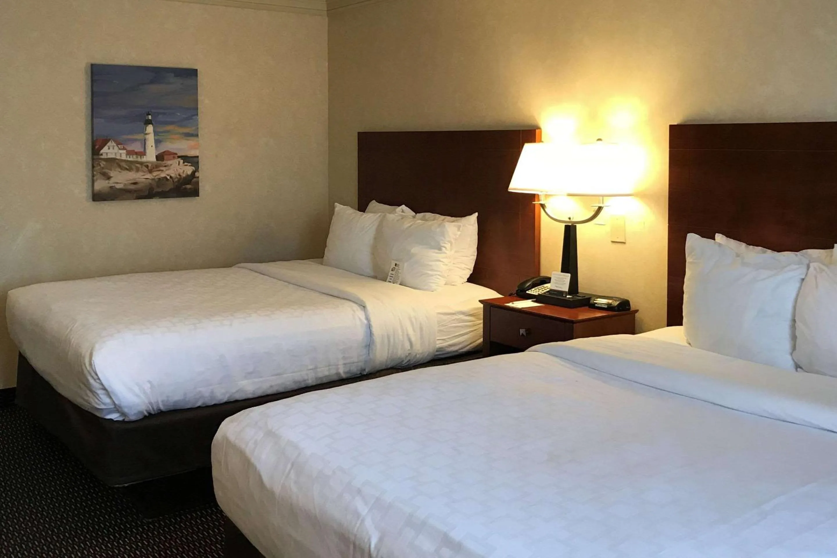 Queen Room with Two Queen Beds and Pool View - Non-Smoking in Clarion Hotel & Conference Center Toms River
